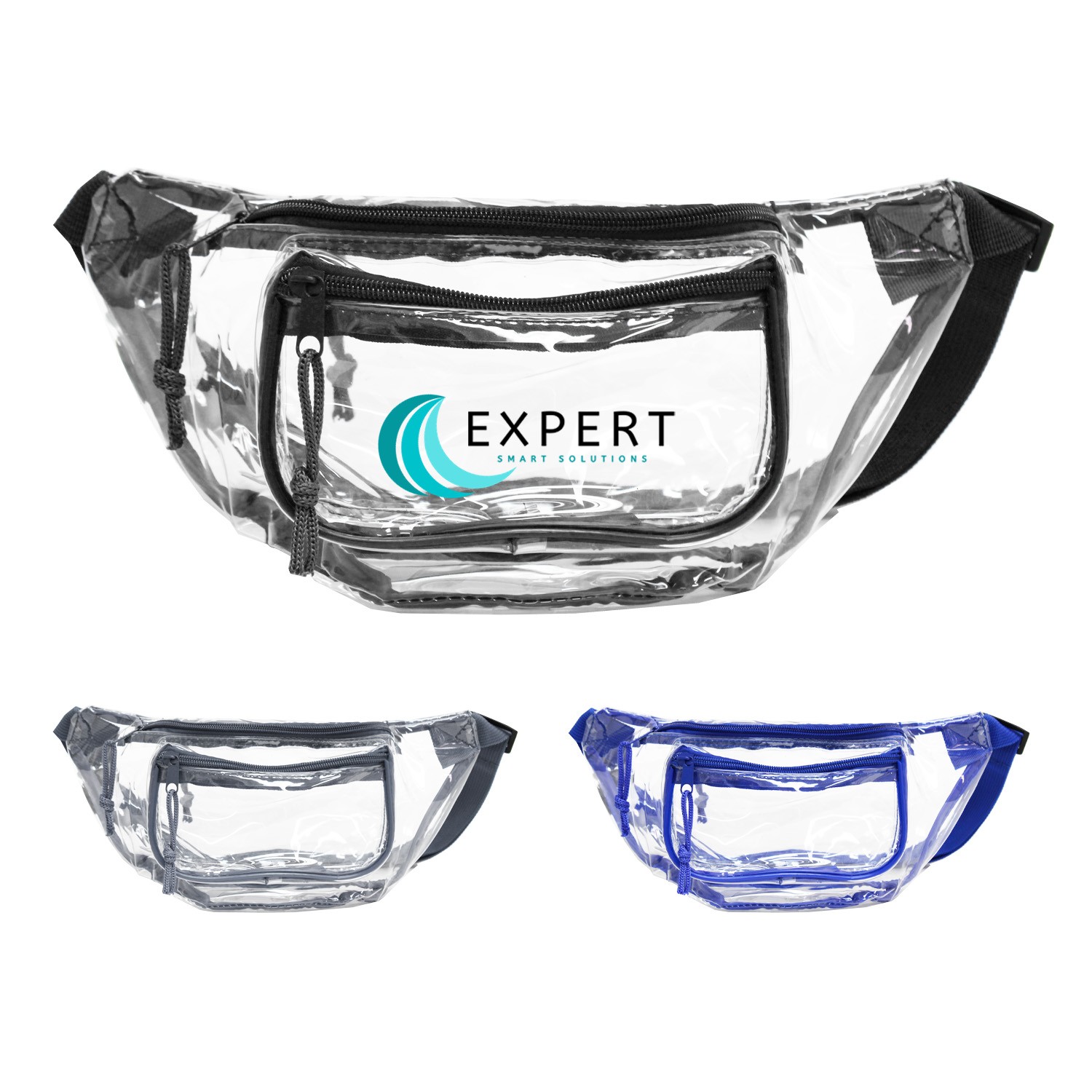 Picture of Clear Multi Pockets Fanny Pack
