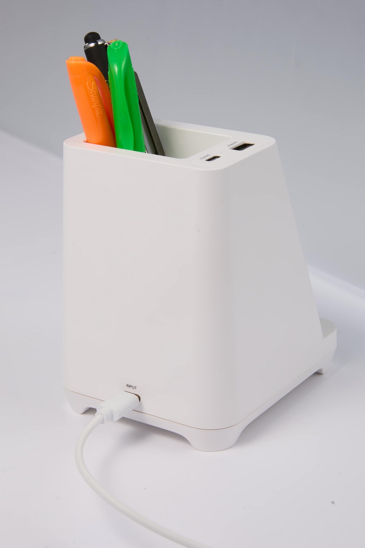Picture of Desk Mate Organizer with Bluetooth Speaker and Charging Hub