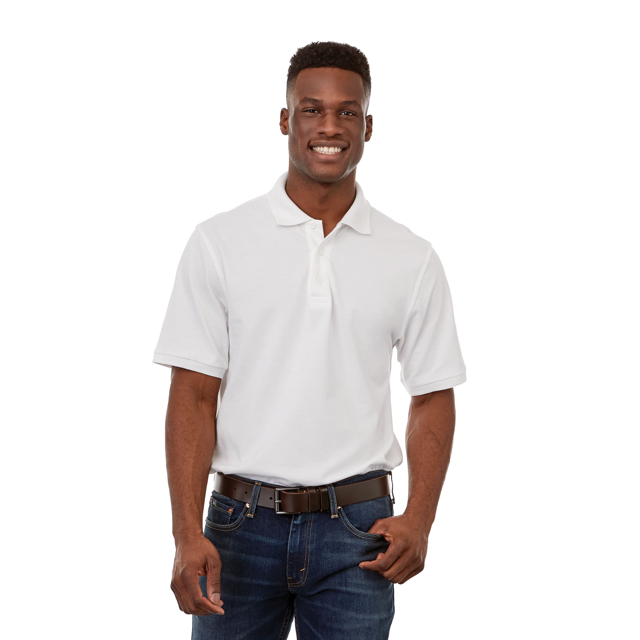 Picture of Men's BELMONT Short Sleeve Pique Polo