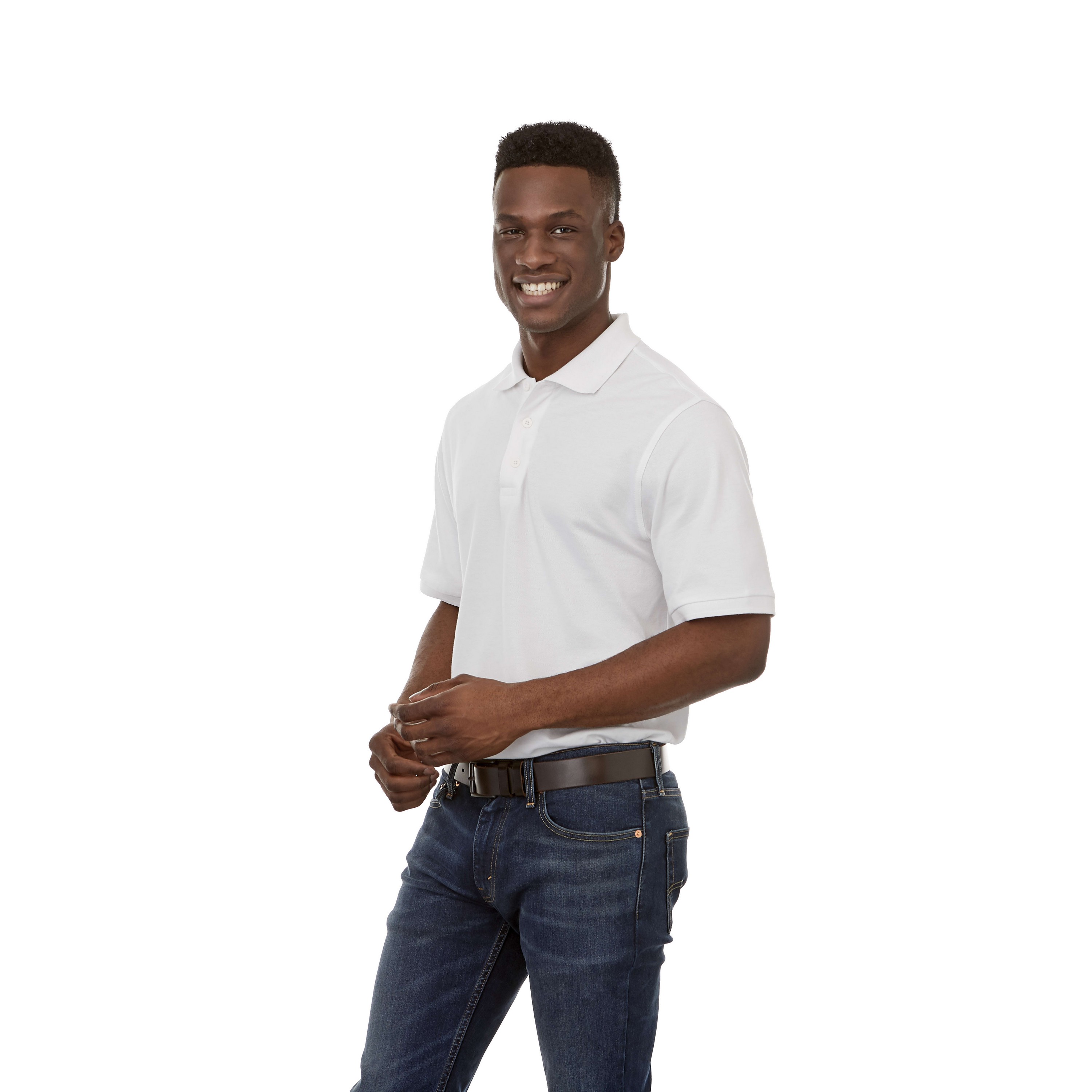 Picture of Men's BELMONT Short Sleeve Pique Polo