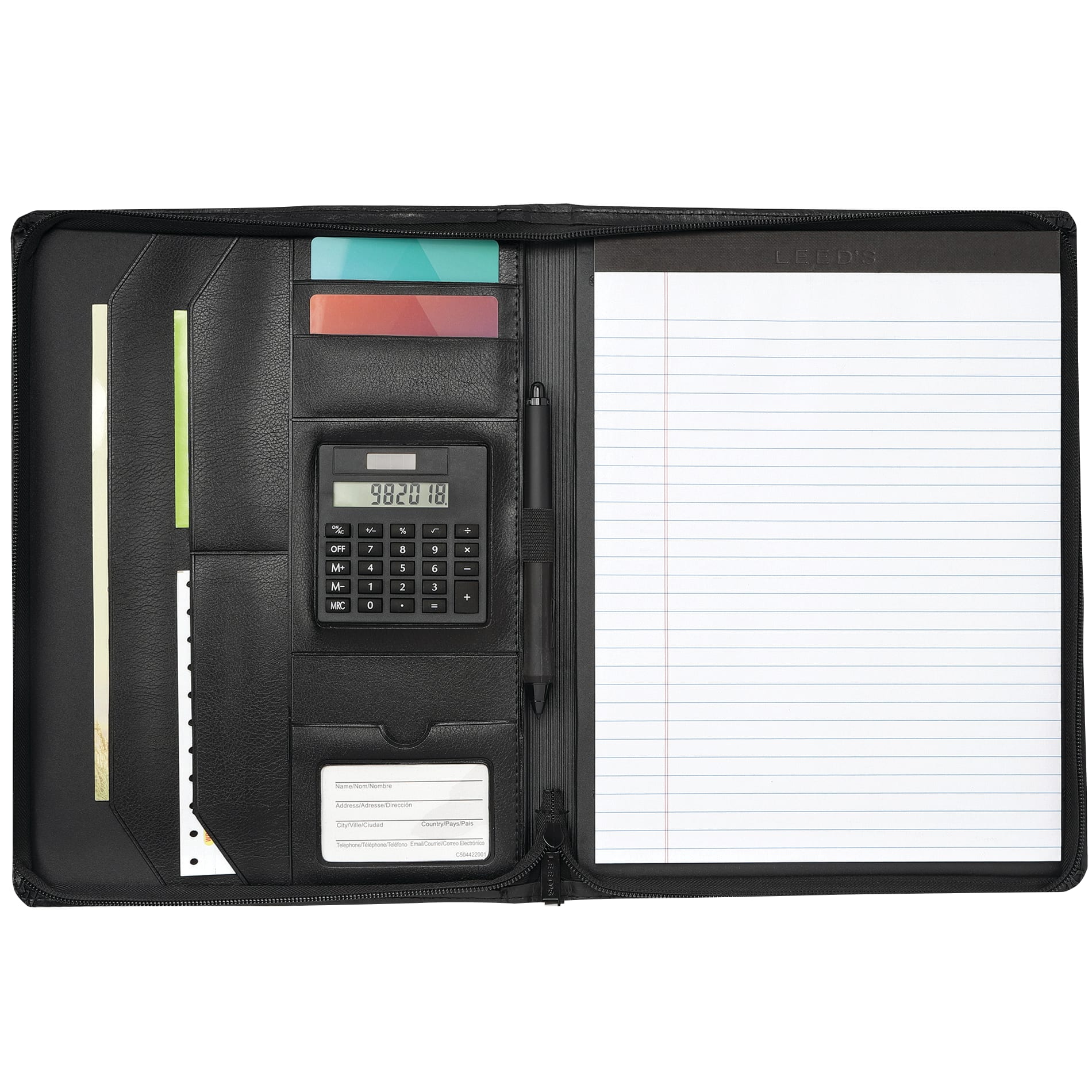 Picture of Manchester Zippered Padfolio with FSC® Mix Paper