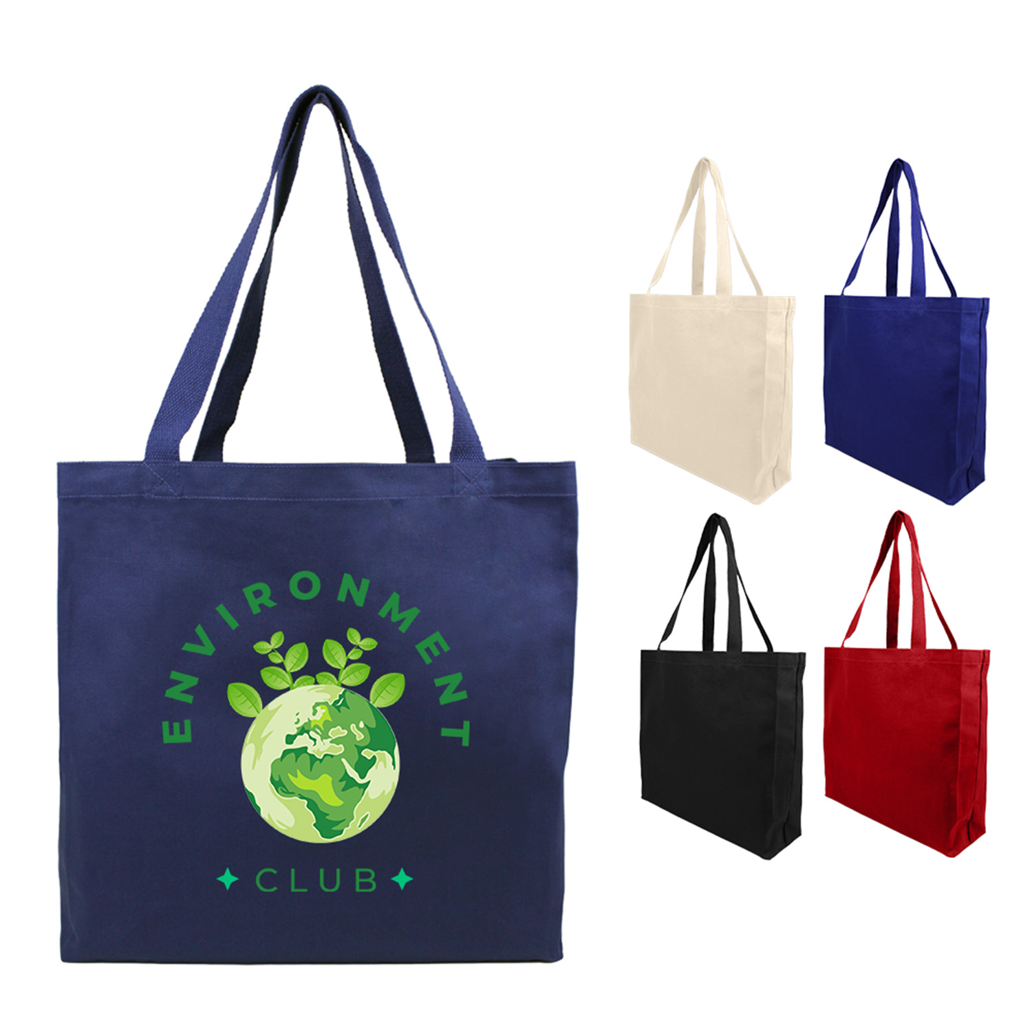 Picture of New! Large Canvas Heavy Cotton Shopping Tote