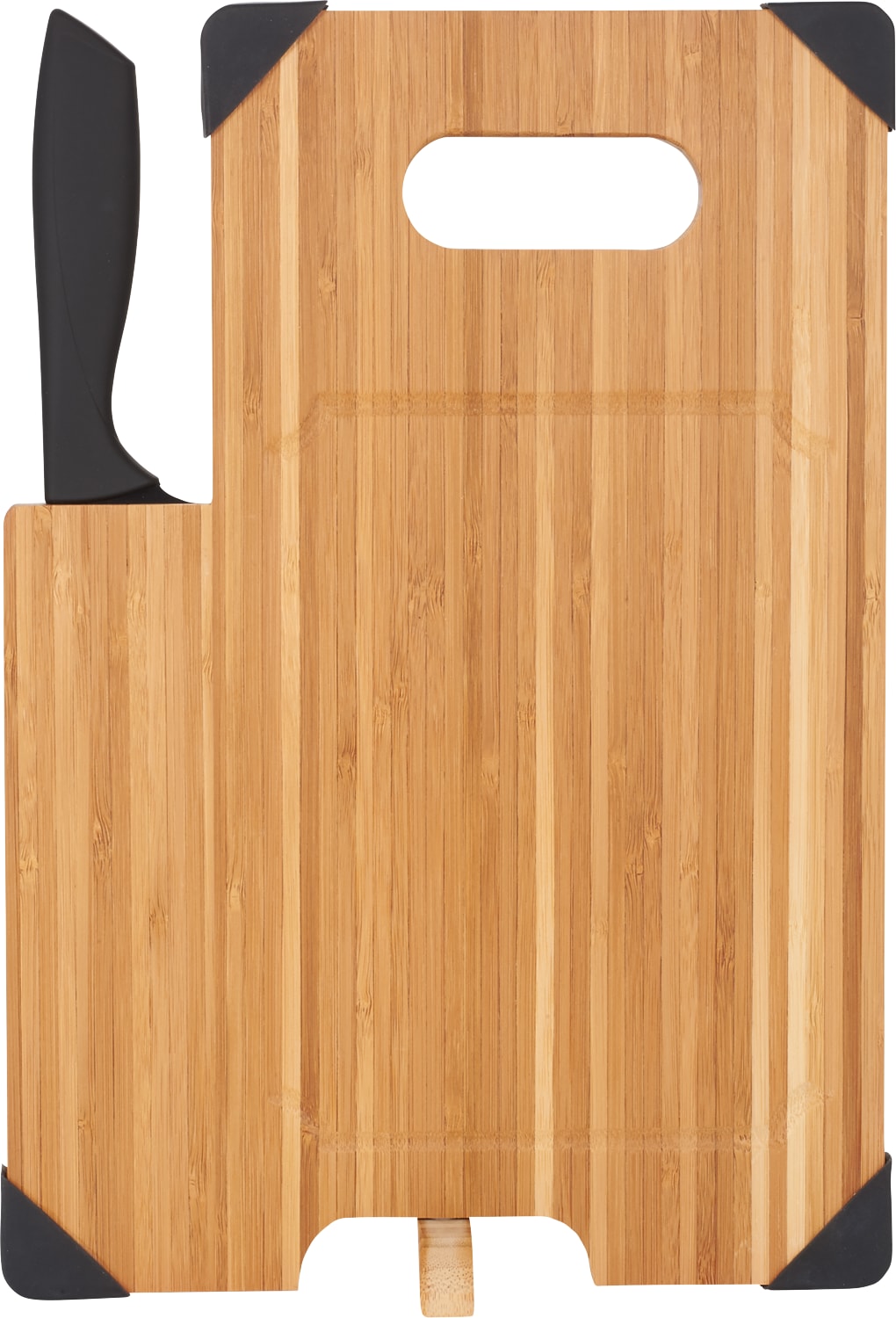 Picture of Bamboo Cutting Board with Knife