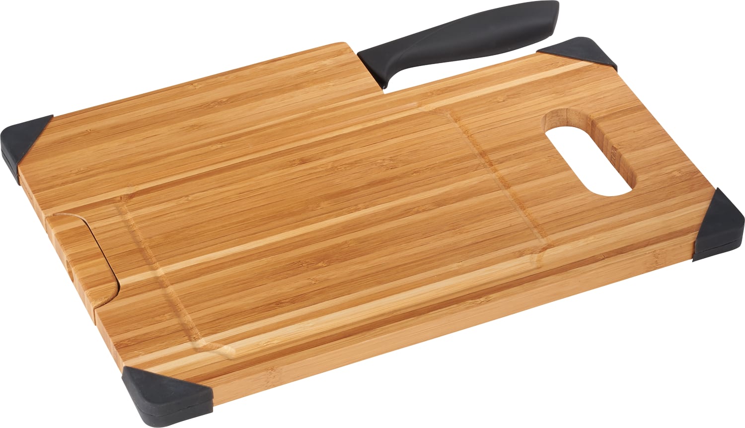 Picture of Bamboo Cutting Board with Knife