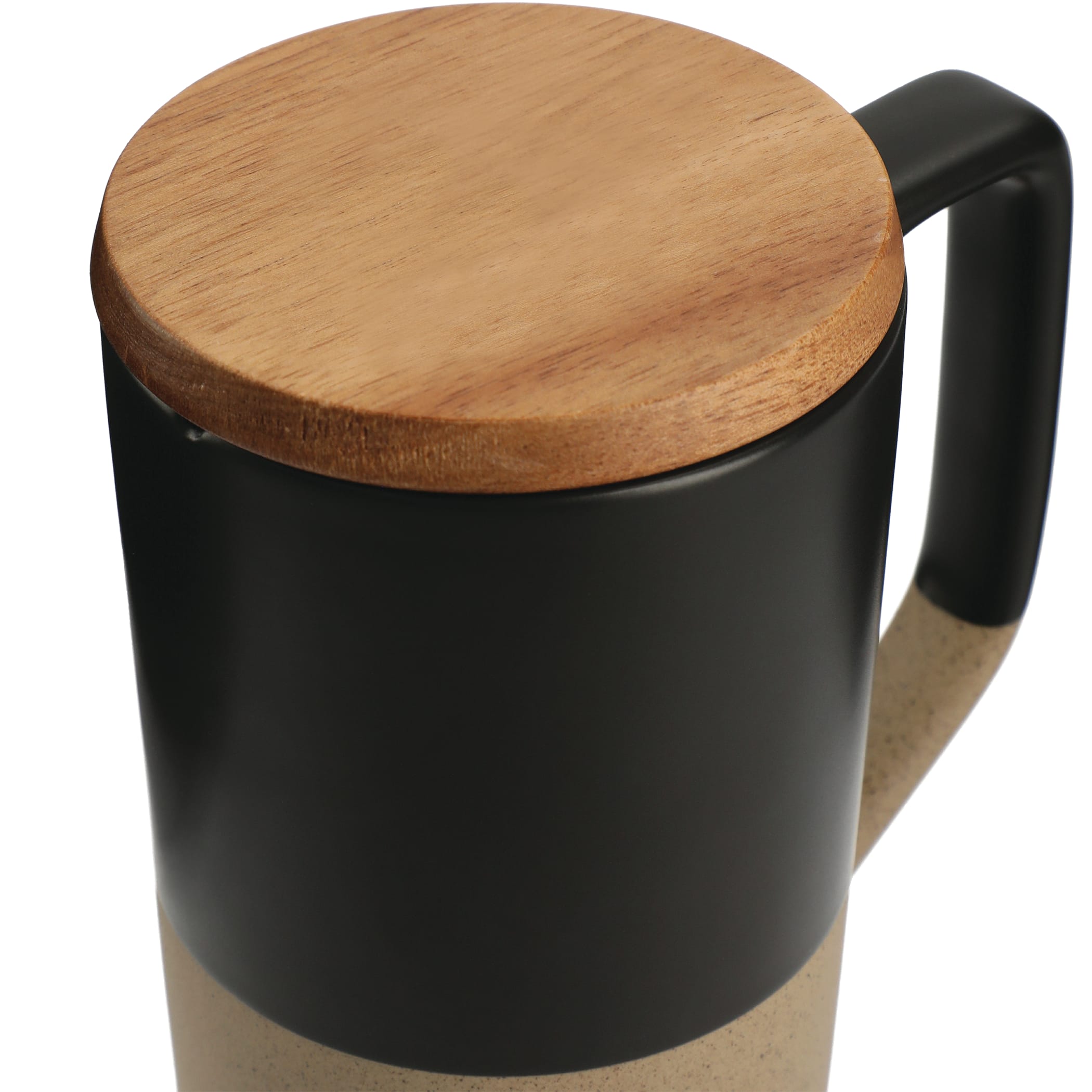 Picture of Tahoe Tea & Coffee Ceramic Mug with Wood Lid 16oz