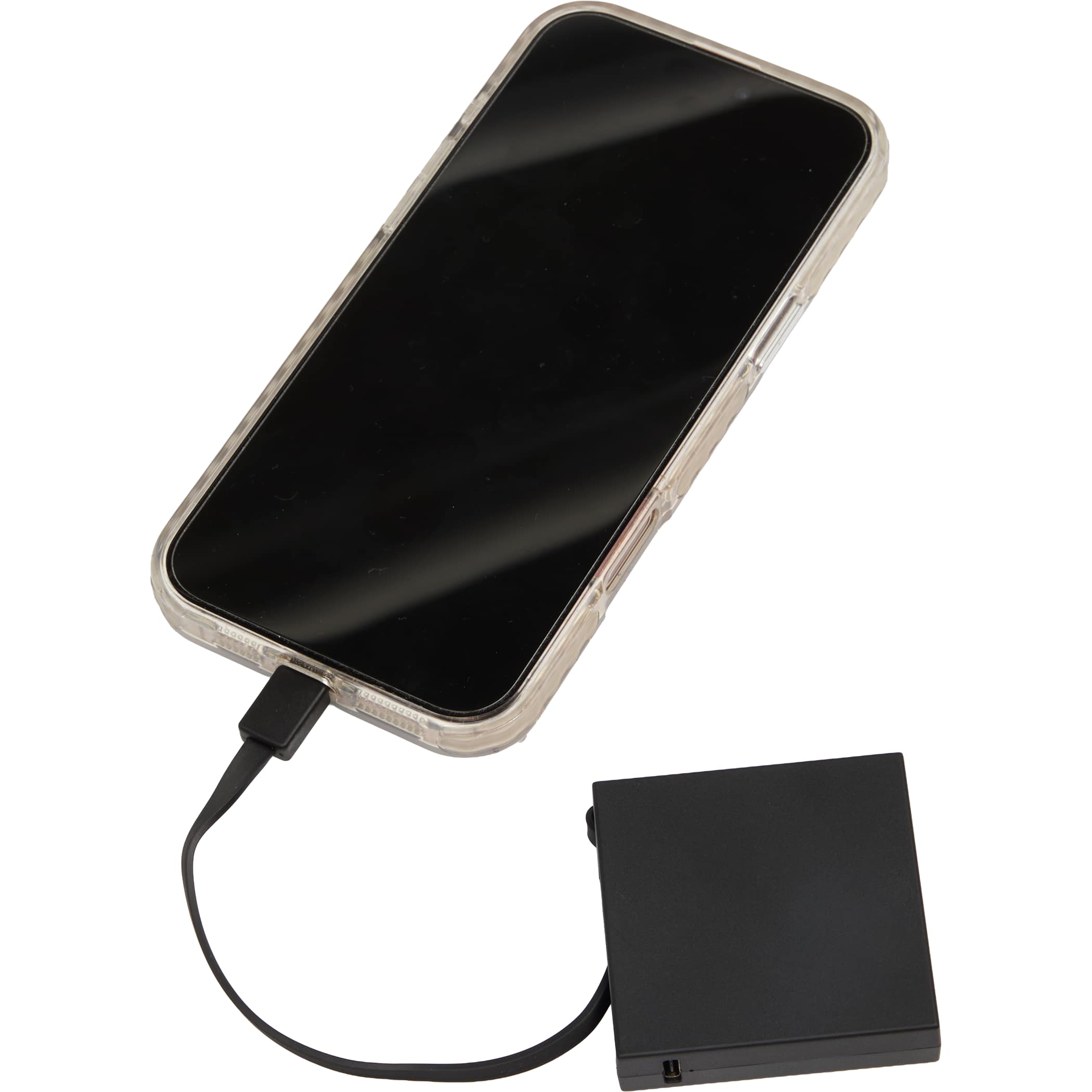 Picture of Recycled ABS 2000 mAh Power Bank with Type-C Cable
