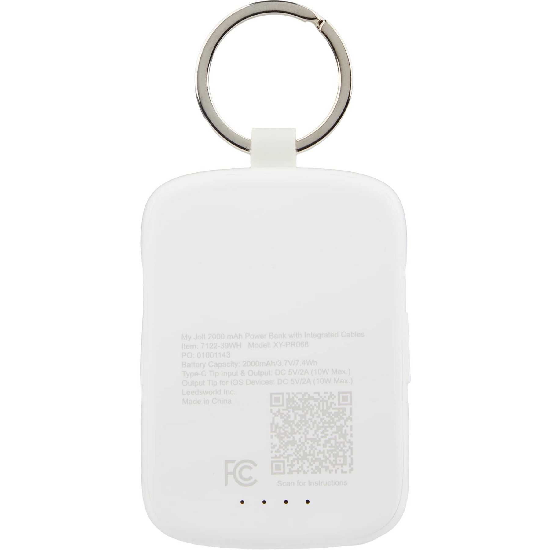 Picture of My Jolt 2000 mAh Power Bank with Integrated Cables