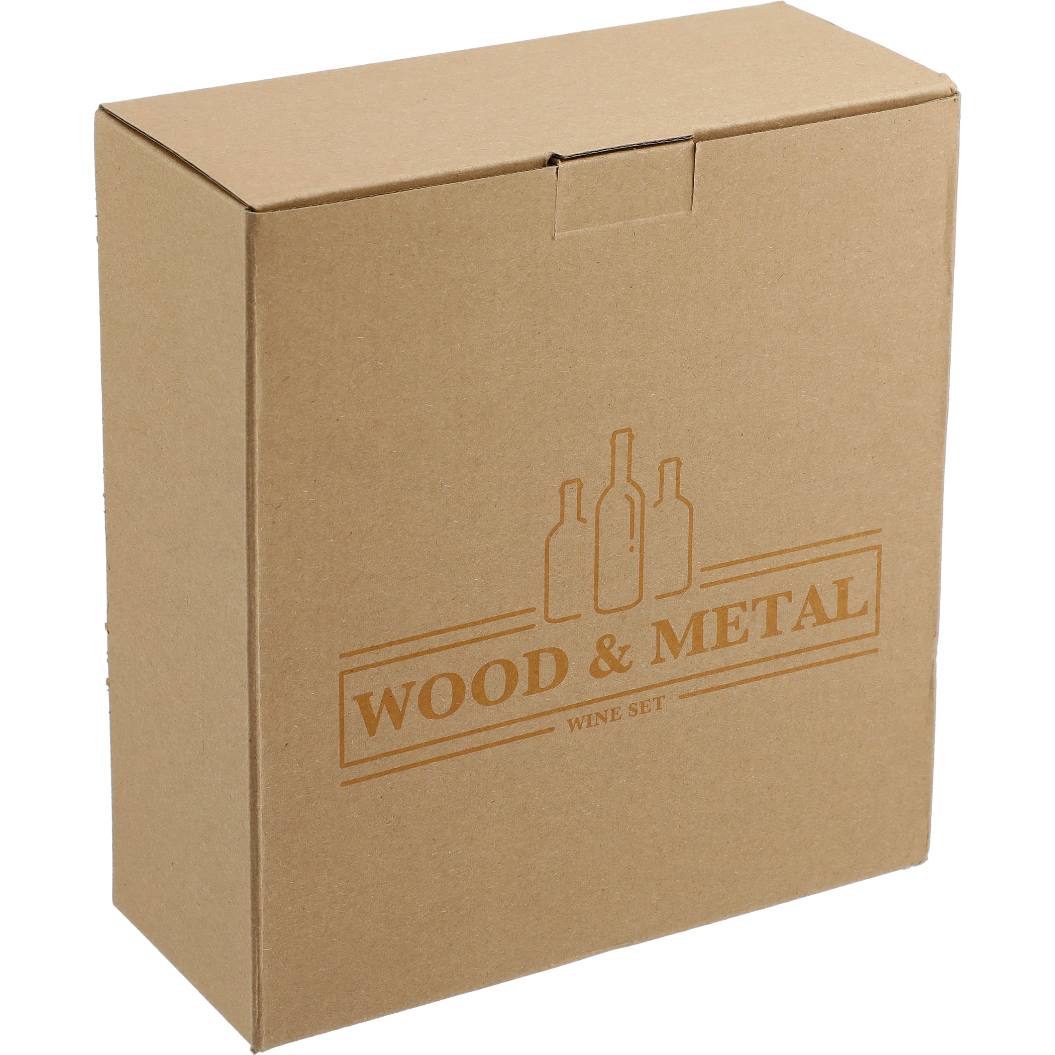 Picture of Graze Wood and Metal Wine Set
