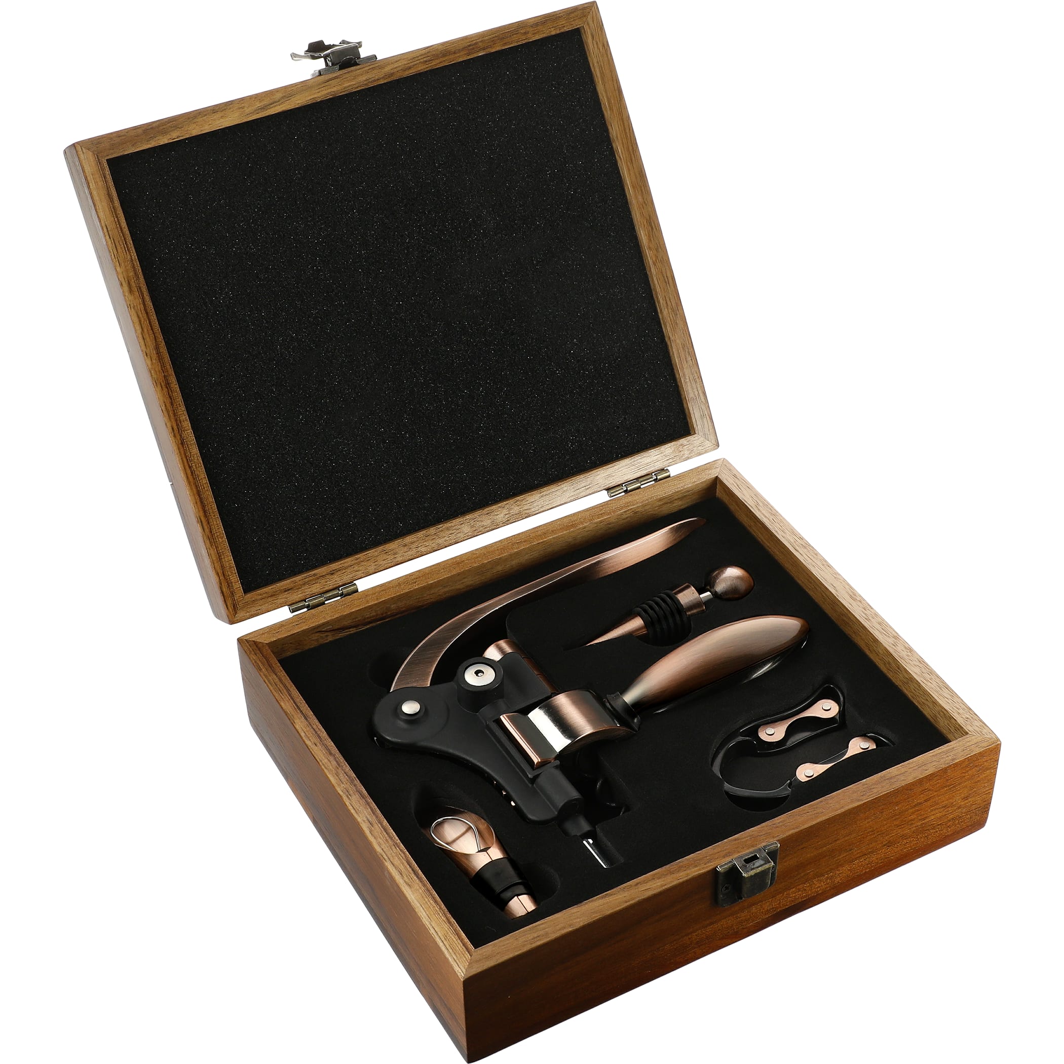Picture of Graze Wood and Metal Wine Set
