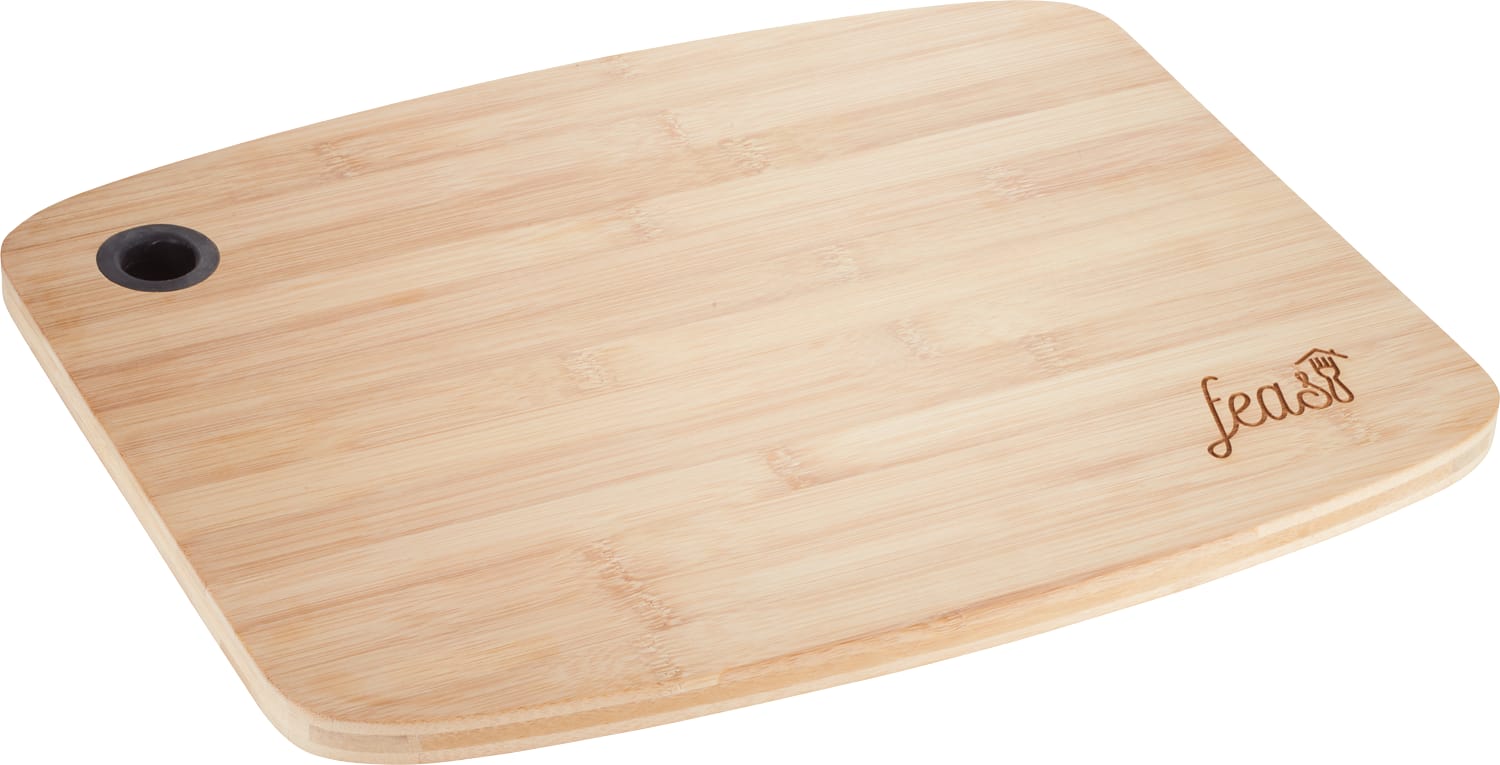 Picture of Bamboo Large Cutting Board with Silicone Grip