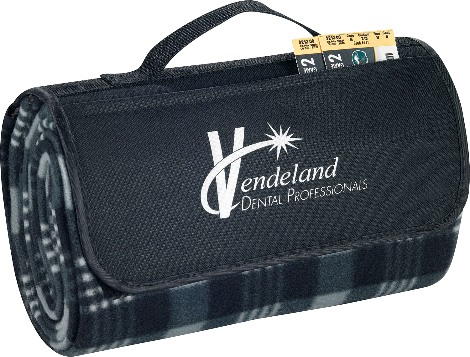 Picture of Padded Water-Resistant Fleece Picnic Blanket