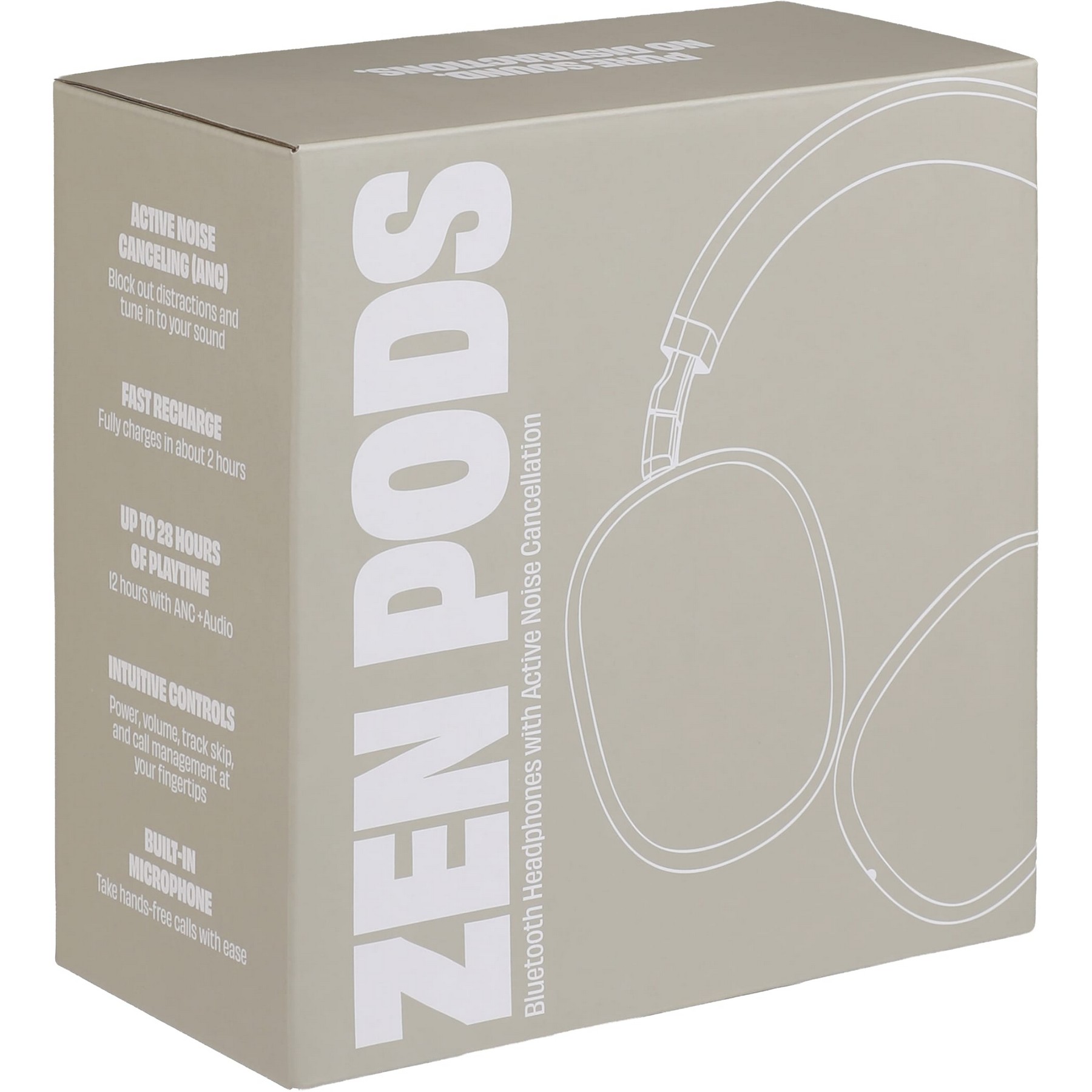 Picture of Zen Pods Bluetooth Headphones with ANC