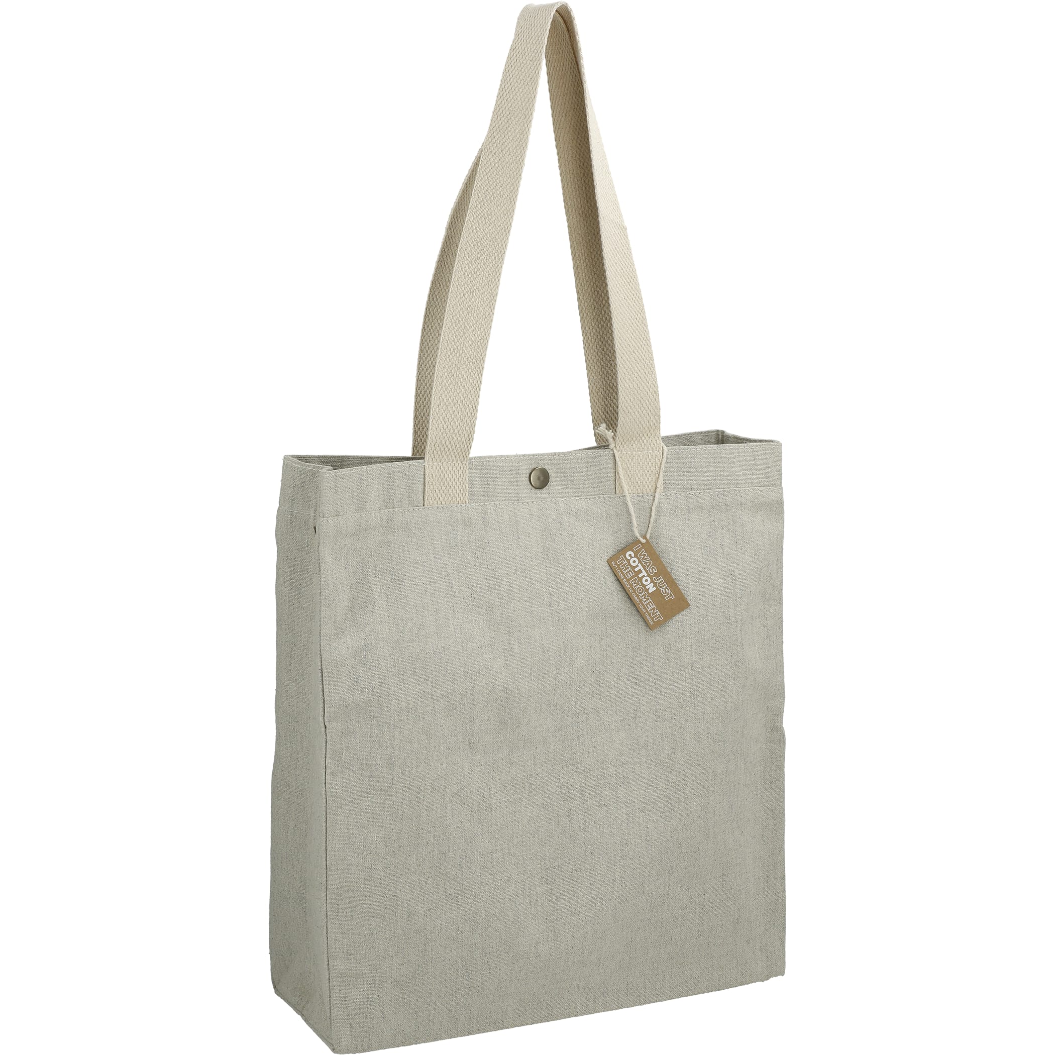 Picture of Repose 10oz Recycled Cotton Box Tote w/Snap