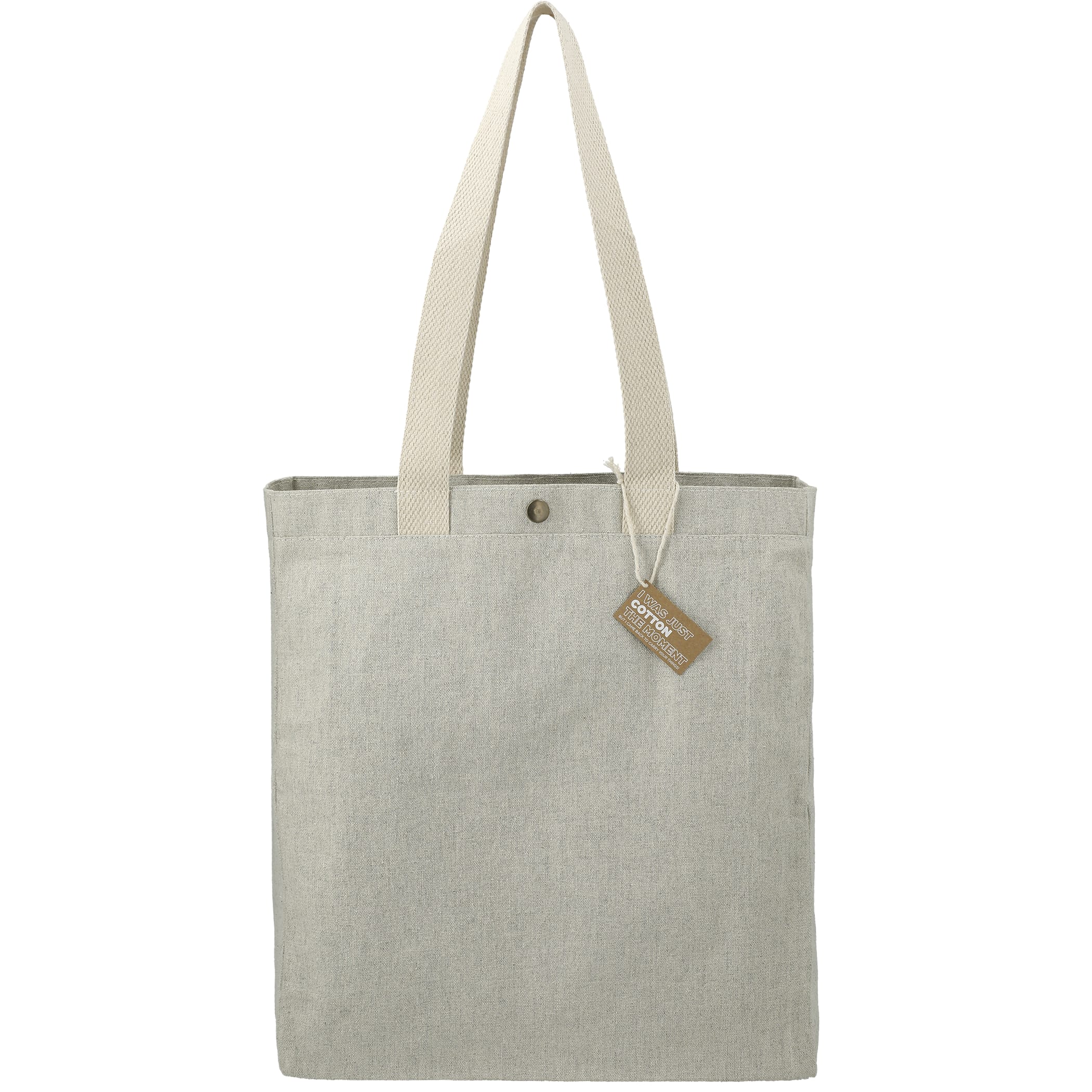 Picture of Repose 10oz Recycled Cotton Box Tote w/Snap