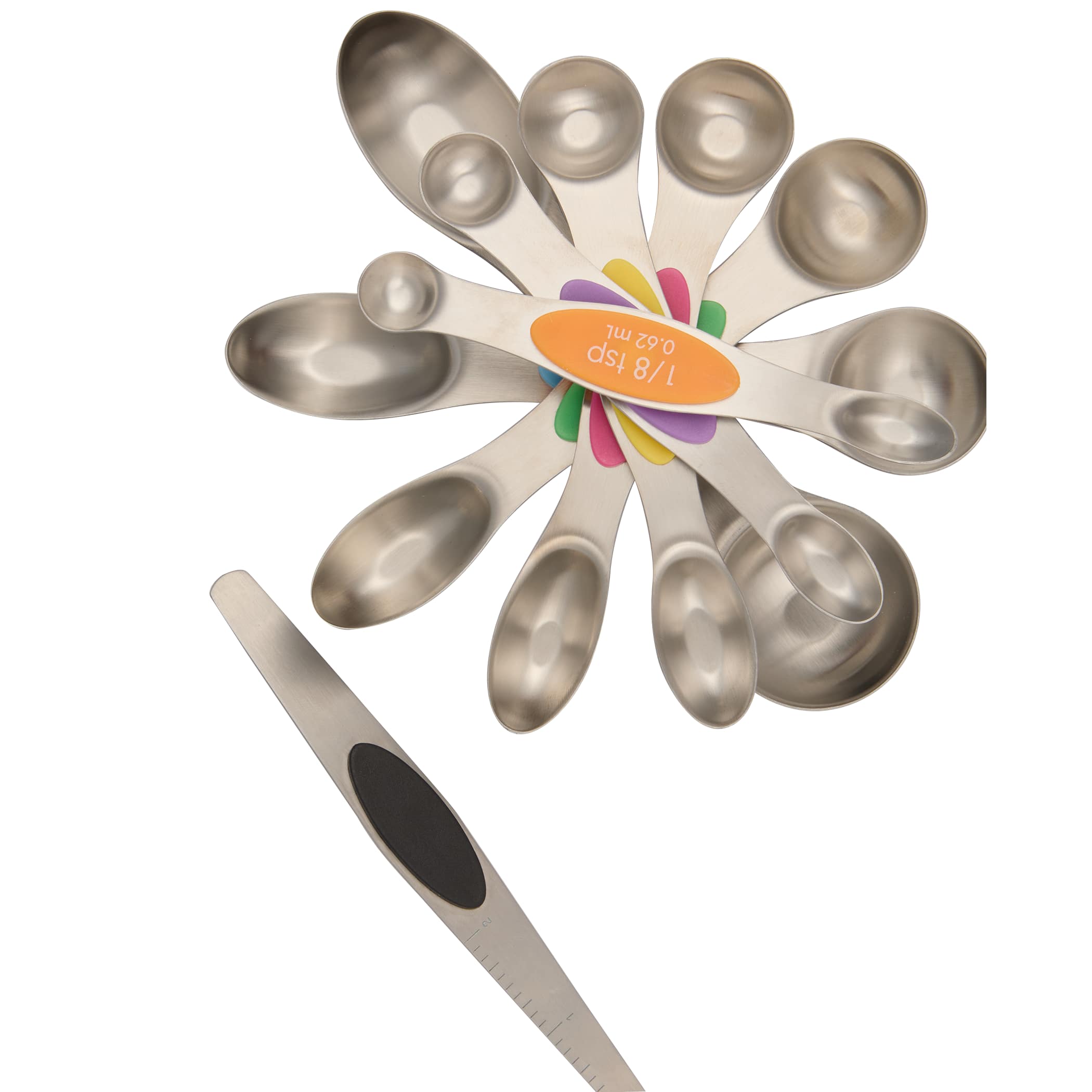 Picture of Kitchi Magnetic Measuring 8-Piece Spoon Set