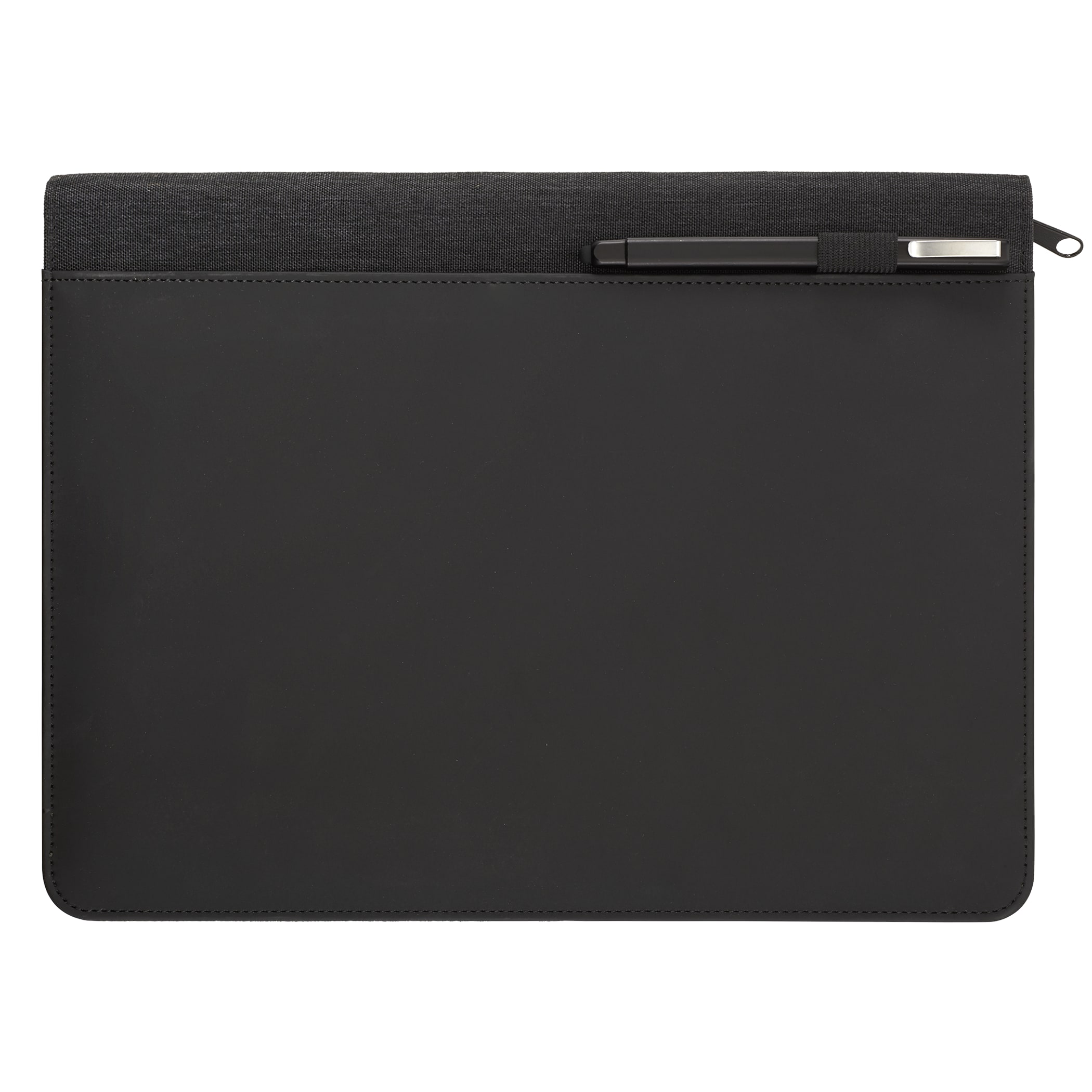 Picture of Vienna Heathered Zippered Padfolio with FSC® Mix Paper
