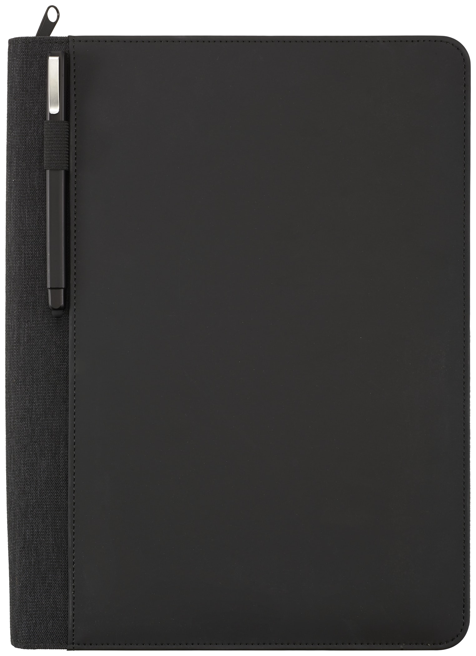 Picture of Vienna Heathered Zippered Padfolio with FSC® Mix Paper