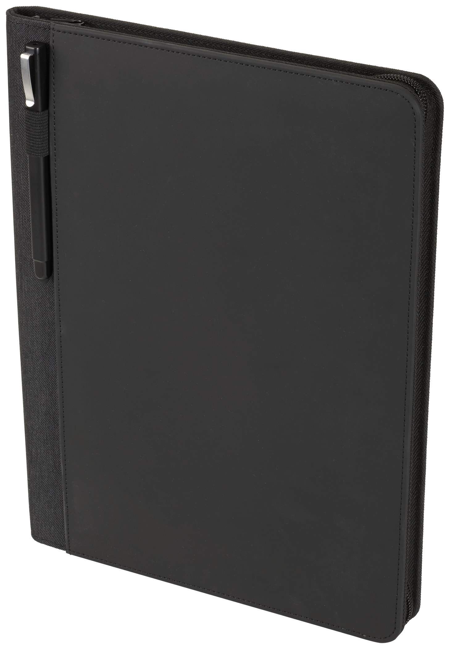Picture of Vienna Heathered Zippered Padfolio with FSC® Mix Paper