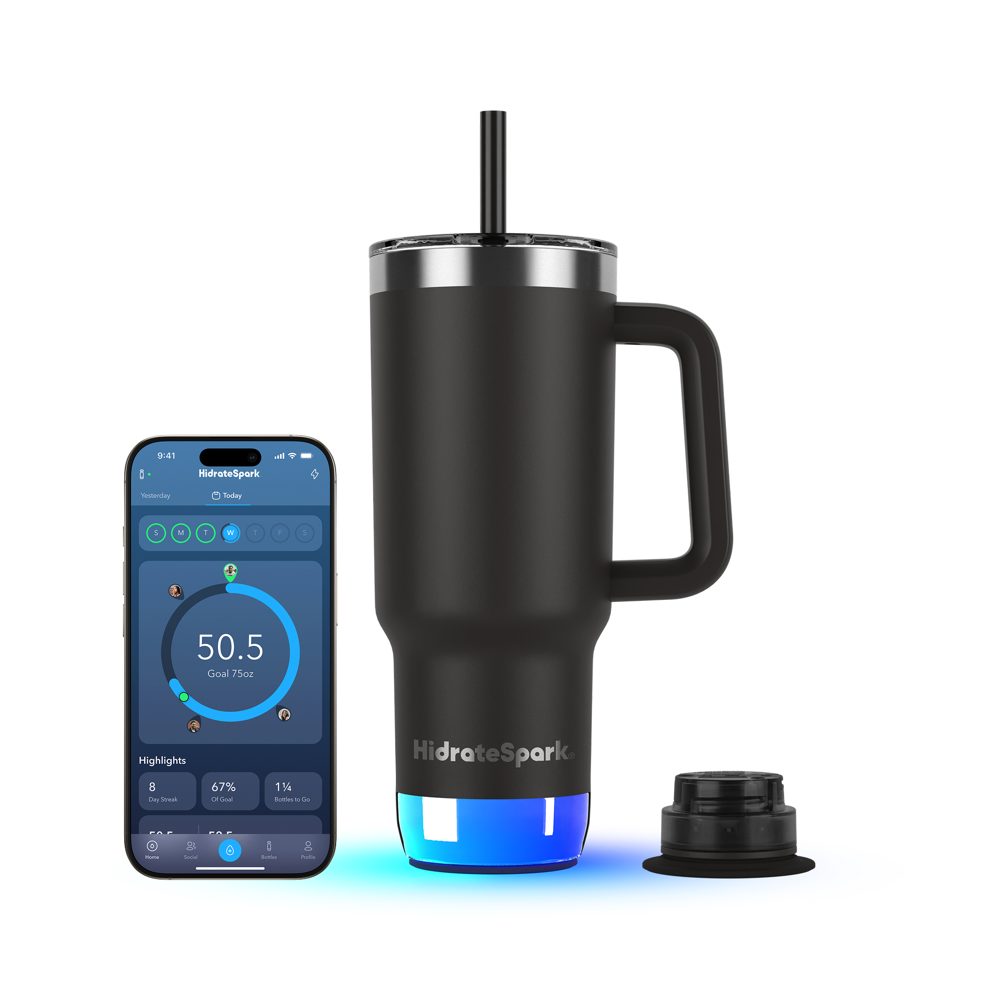 Picture of HidrateSpark Pro 2 Tumbler 30oz