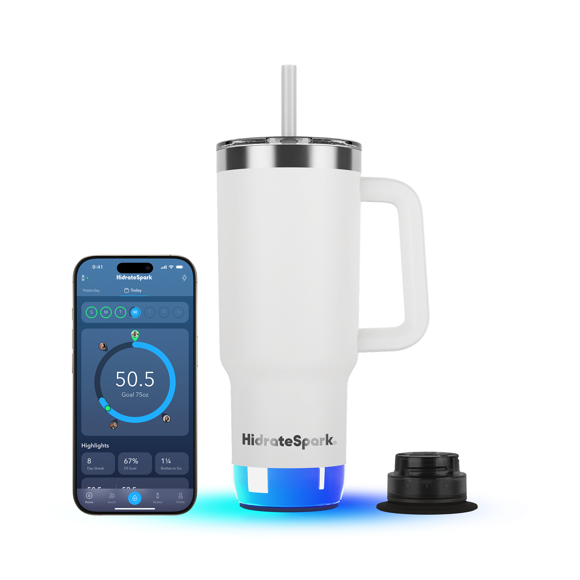 Picture of HidrateSpark Pro 2 Tumbler 30oz