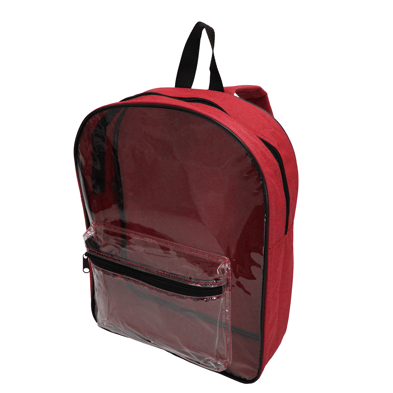 Picture of Clear PVC Backpack w/ Colored Back