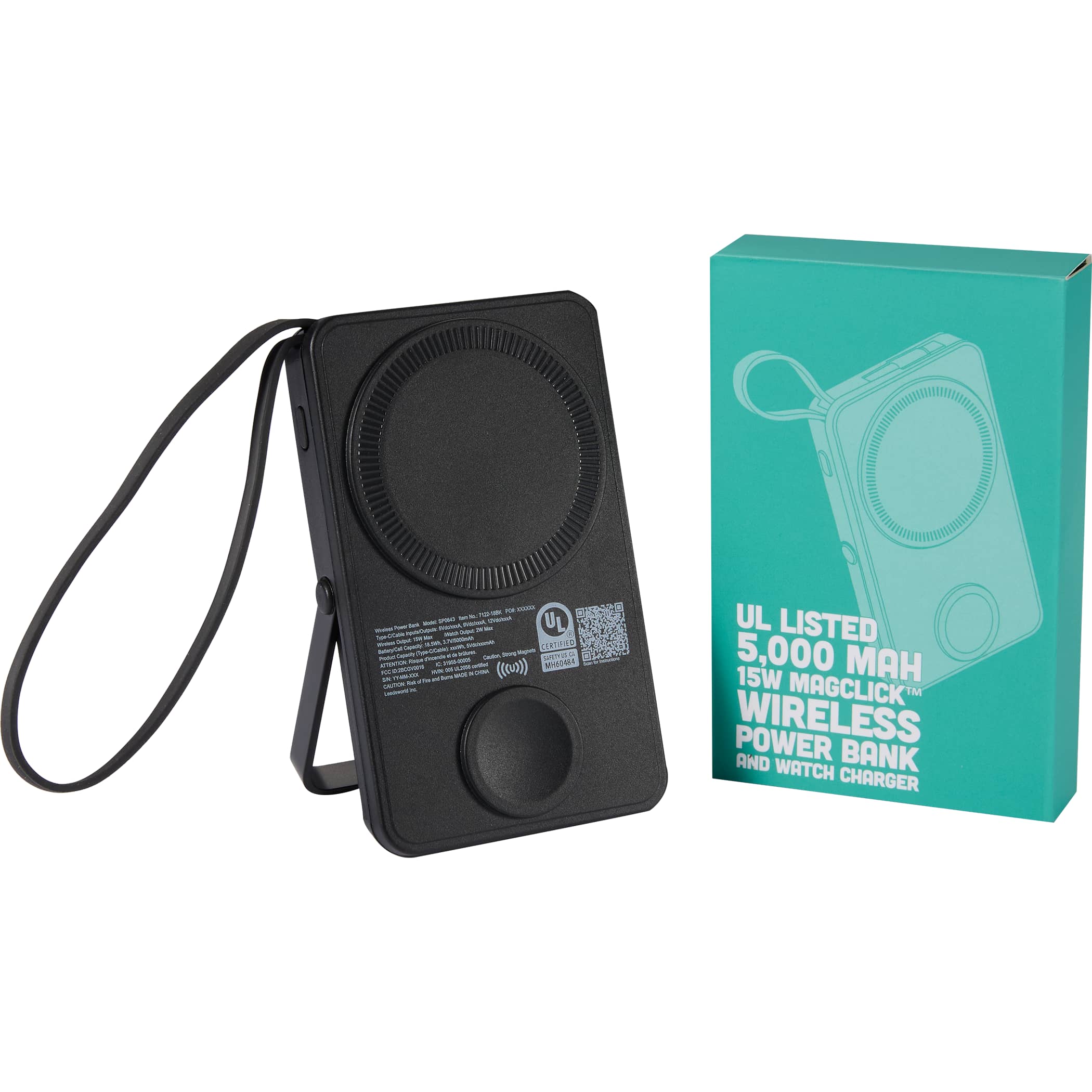 Picture of UL Listed MagClick™ Power Bank and Watch Charger
