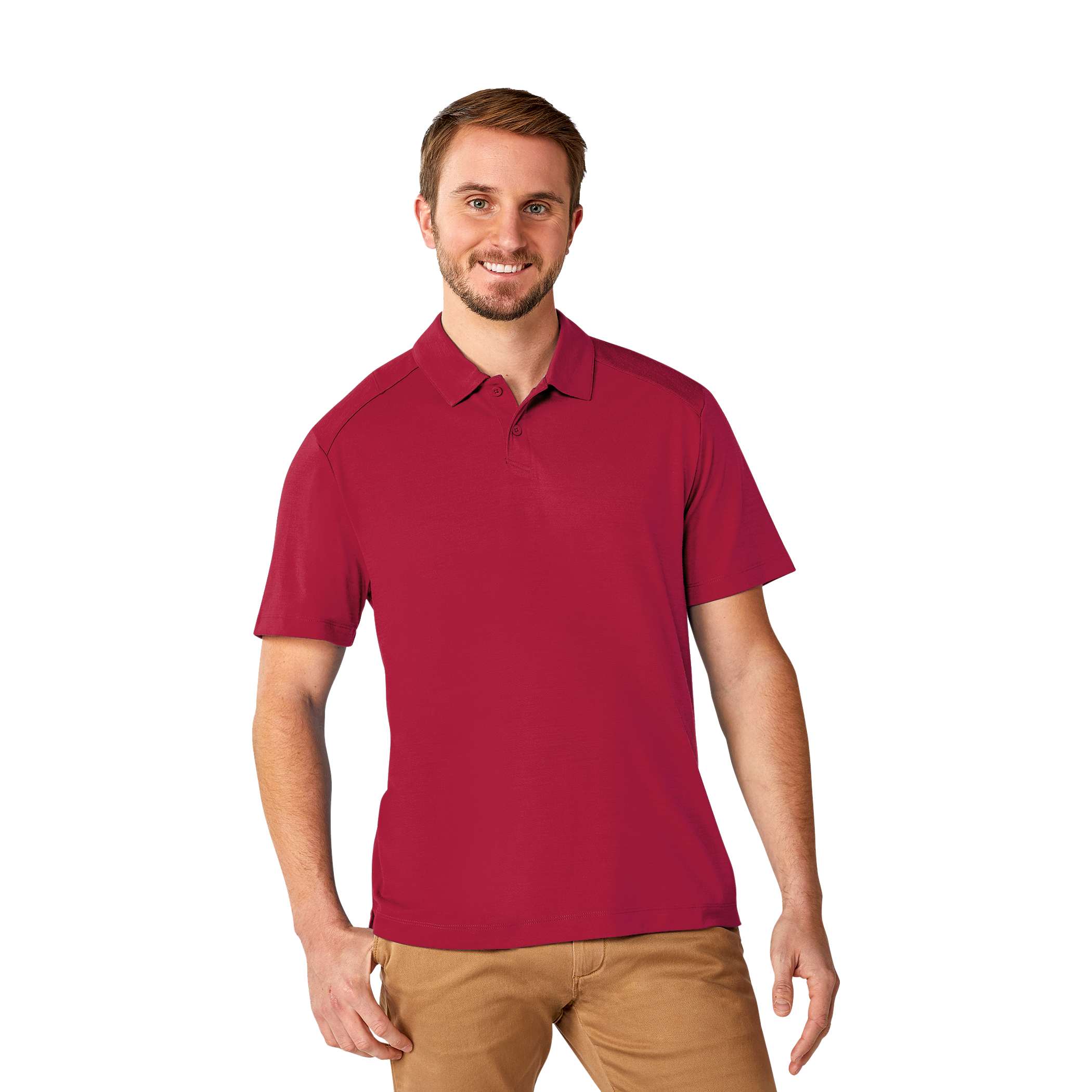 Picture of Men's AMOS Eco Short Sleeve Performance Polo