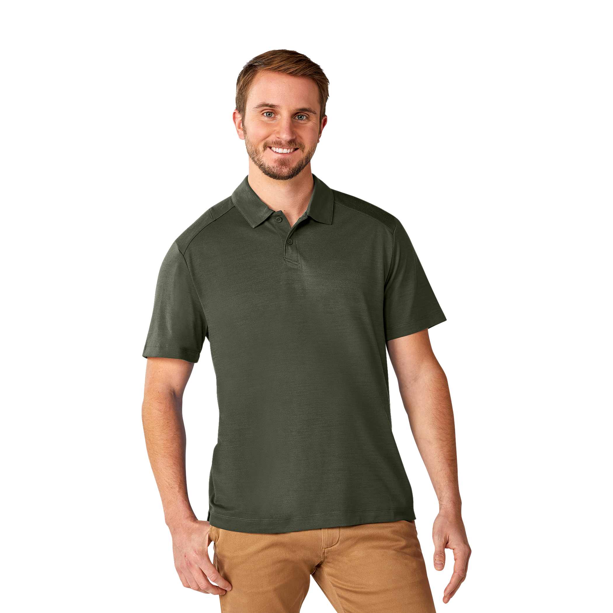 Picture of Men's AMOS Eco Short Sleeve Performance Polo