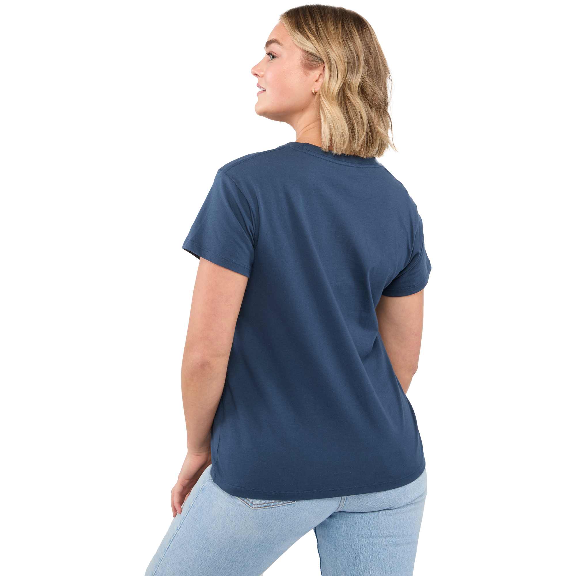 Picture of Women's American Giant Cotton Crew Neck Short Sleeve T-Shirt