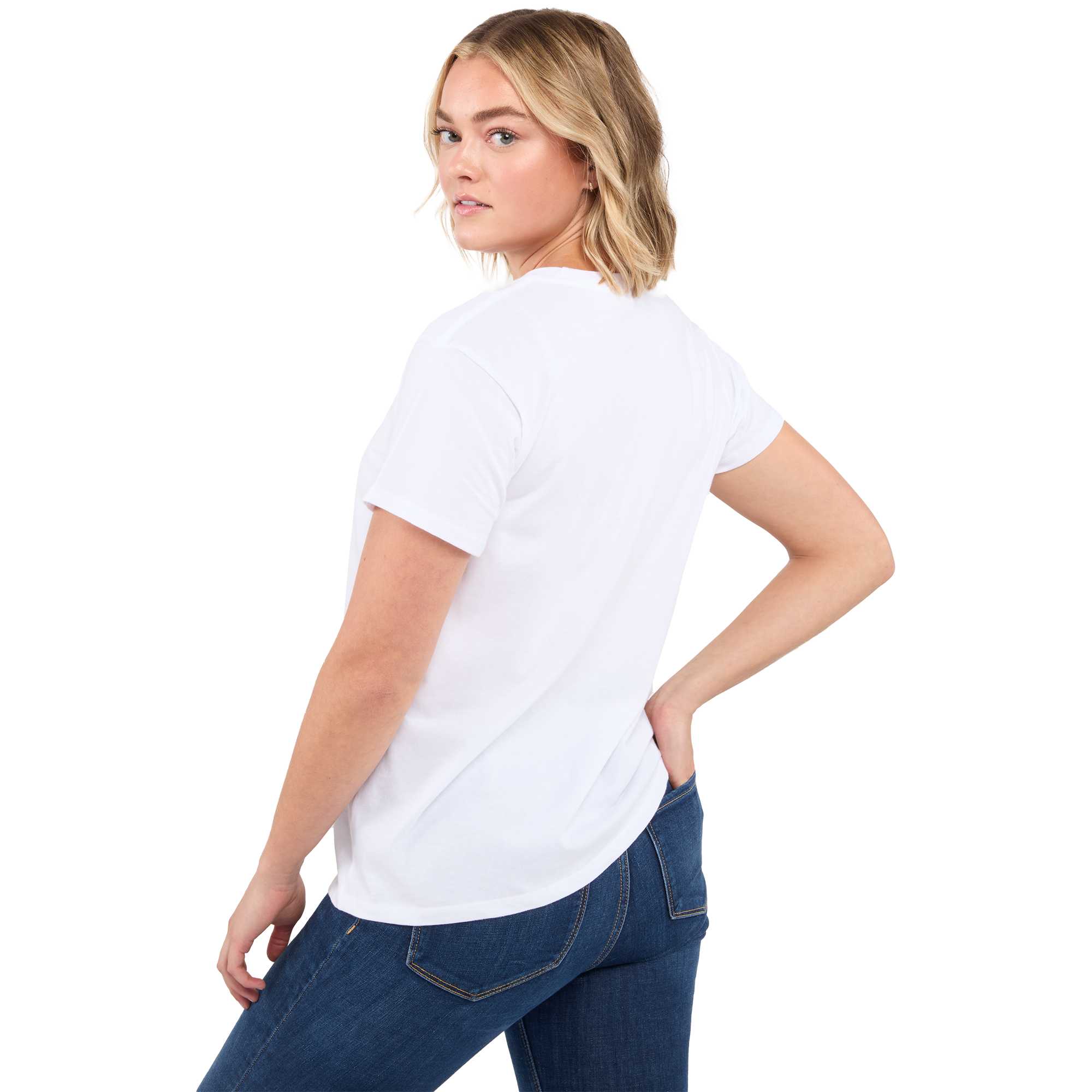 Picture of Women's American Giant Cotton Crew Neck Short Sleeve T-Shirt