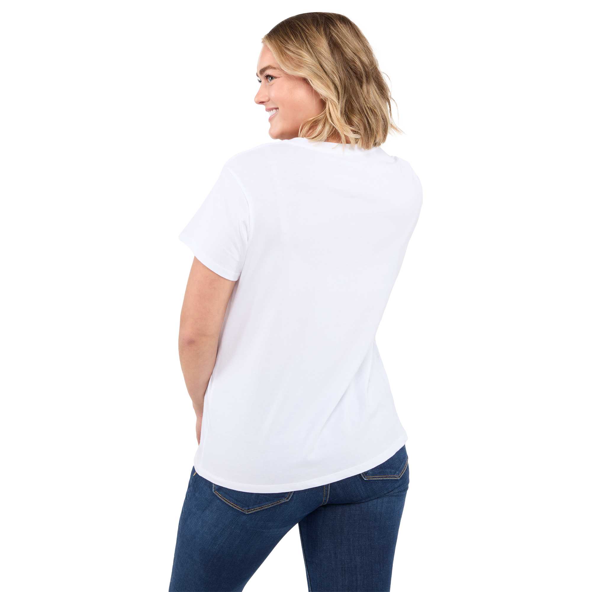 Picture of Women's American Giant Cotton Crew Neck Short Sleeve T-Shirt