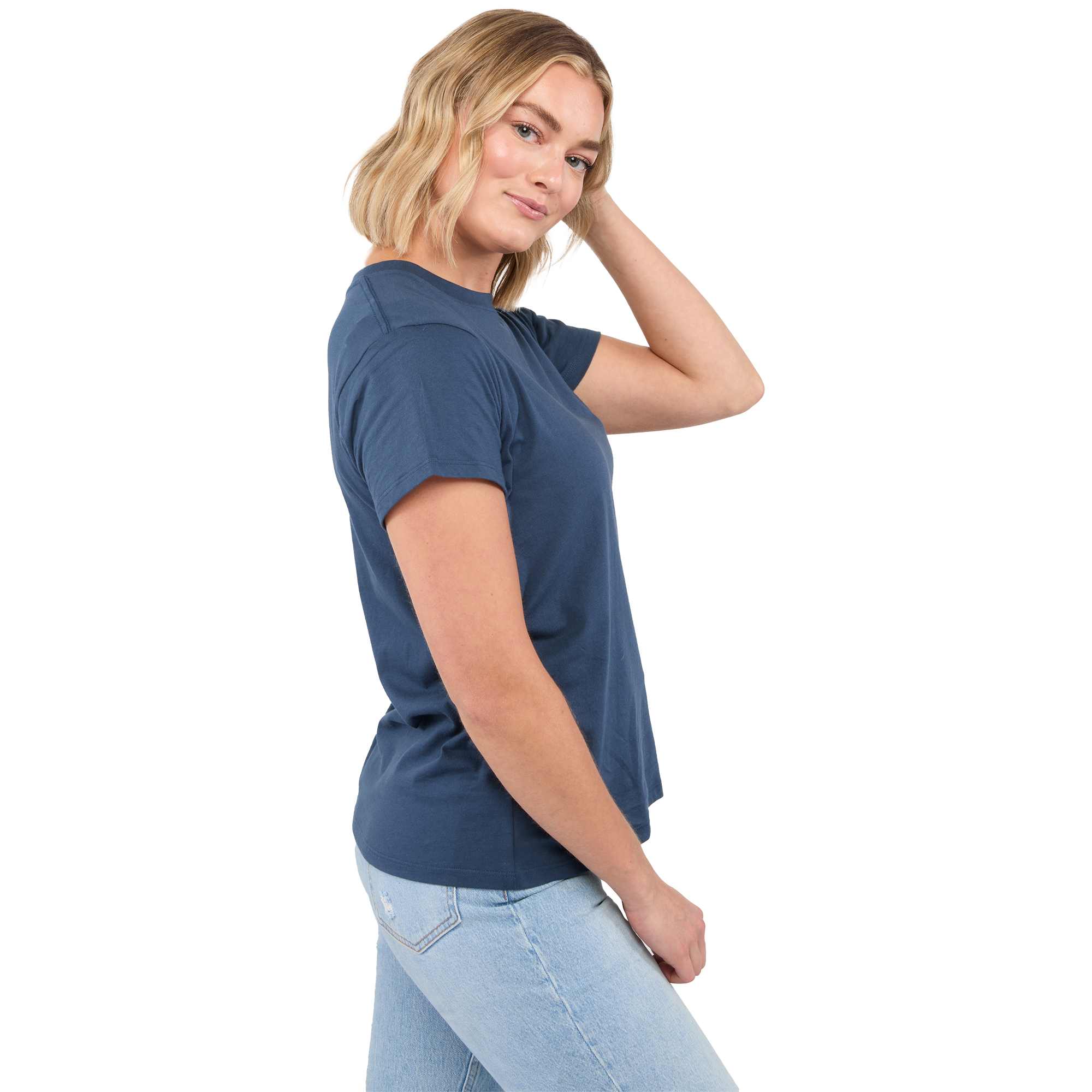 Picture of Women's American Giant Cotton Crew Neck Short Sleeve T-Shirt