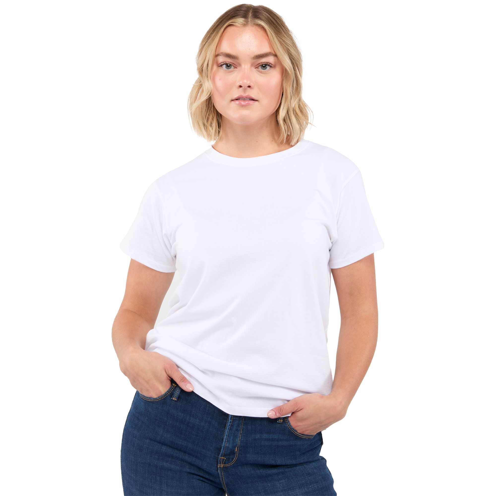 Picture of Women's American Giant Cotton Crew Neck Short Sleeve T-Shirt