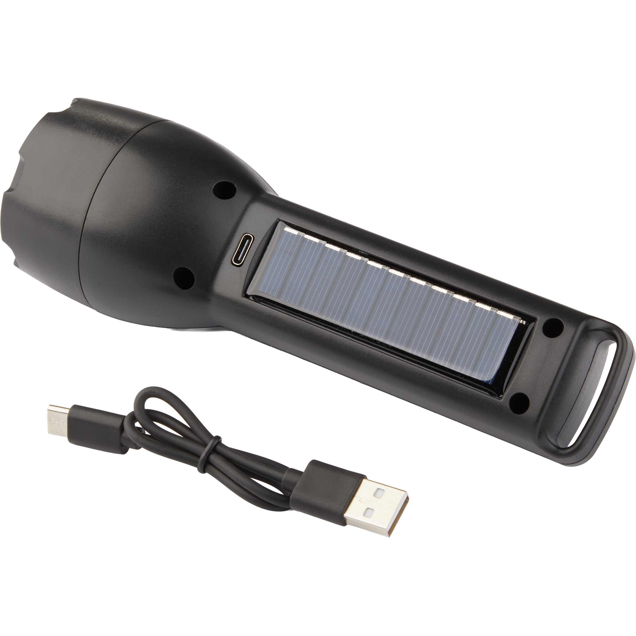 Picture of Solar Powered Rechargeable COB Flashlight