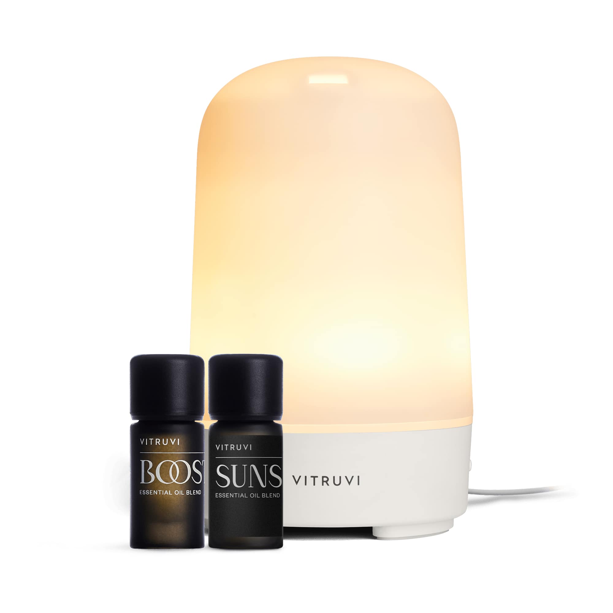 Picture of Vitruvi Glow Diffuser and Essential Oils Bundle Set
