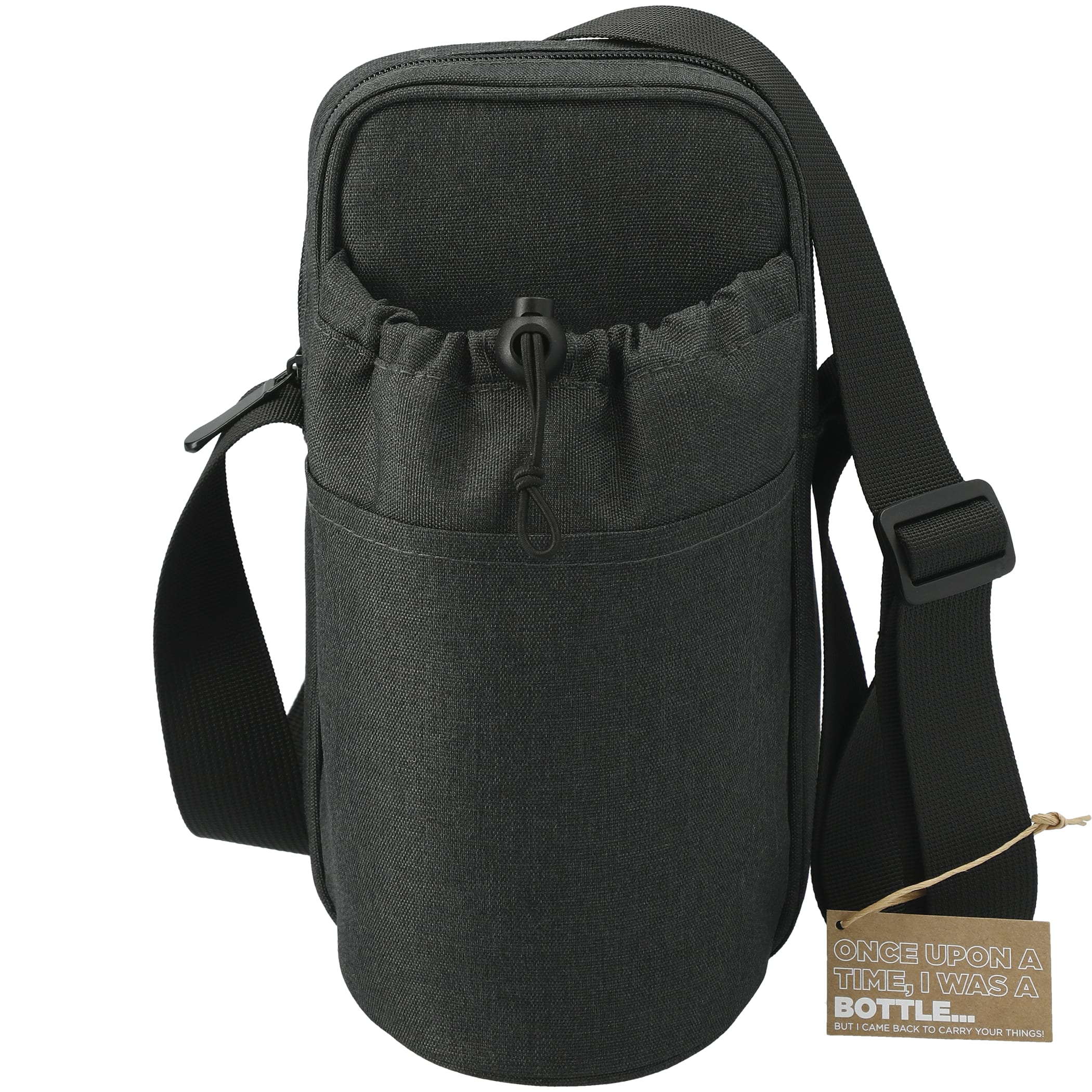 Picture of Traver rPET Adjustable Bottle Sling Cooler w/Pouch