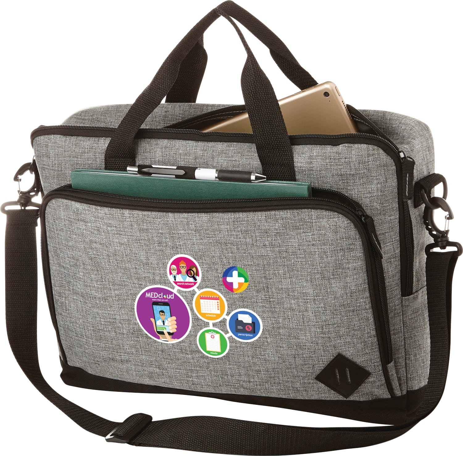 Picture of Graphite 15'' Computer Briefcase