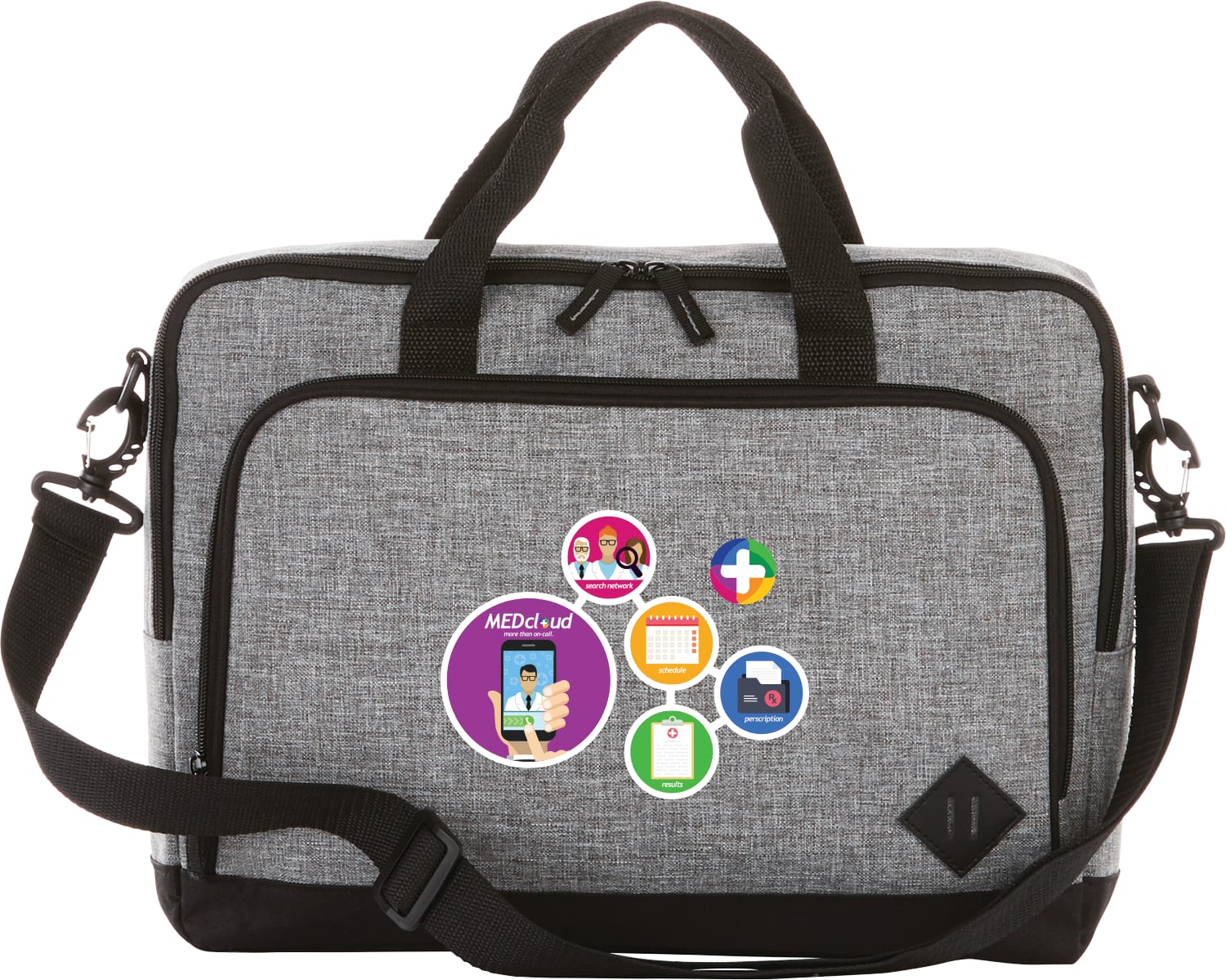 Picture of Graphite 15'' Computer Briefcase