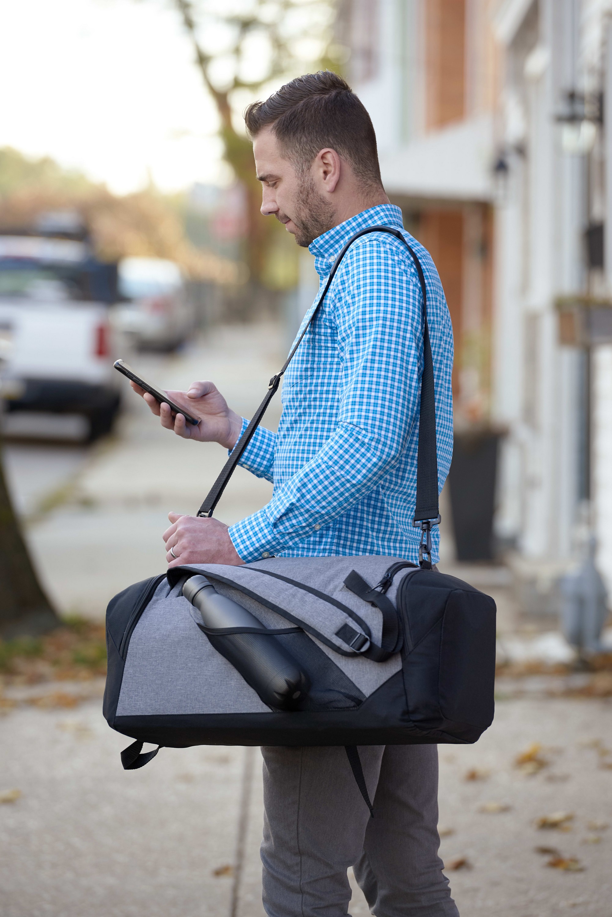 Picture of Sebring Convertible Graphite Duffle Bag