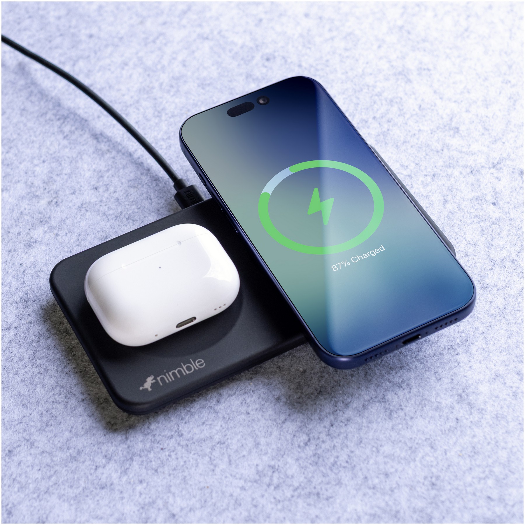 Picture of Nimble Podium 2-in-1 Wireless Charging Stand