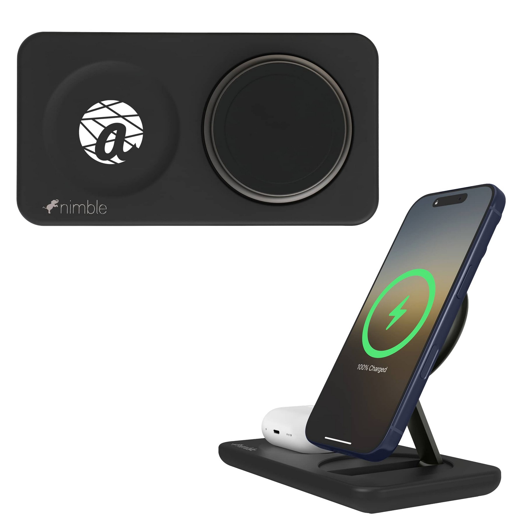 Picture of Nimble Podium 2-in-1 Wireless Charging Stand