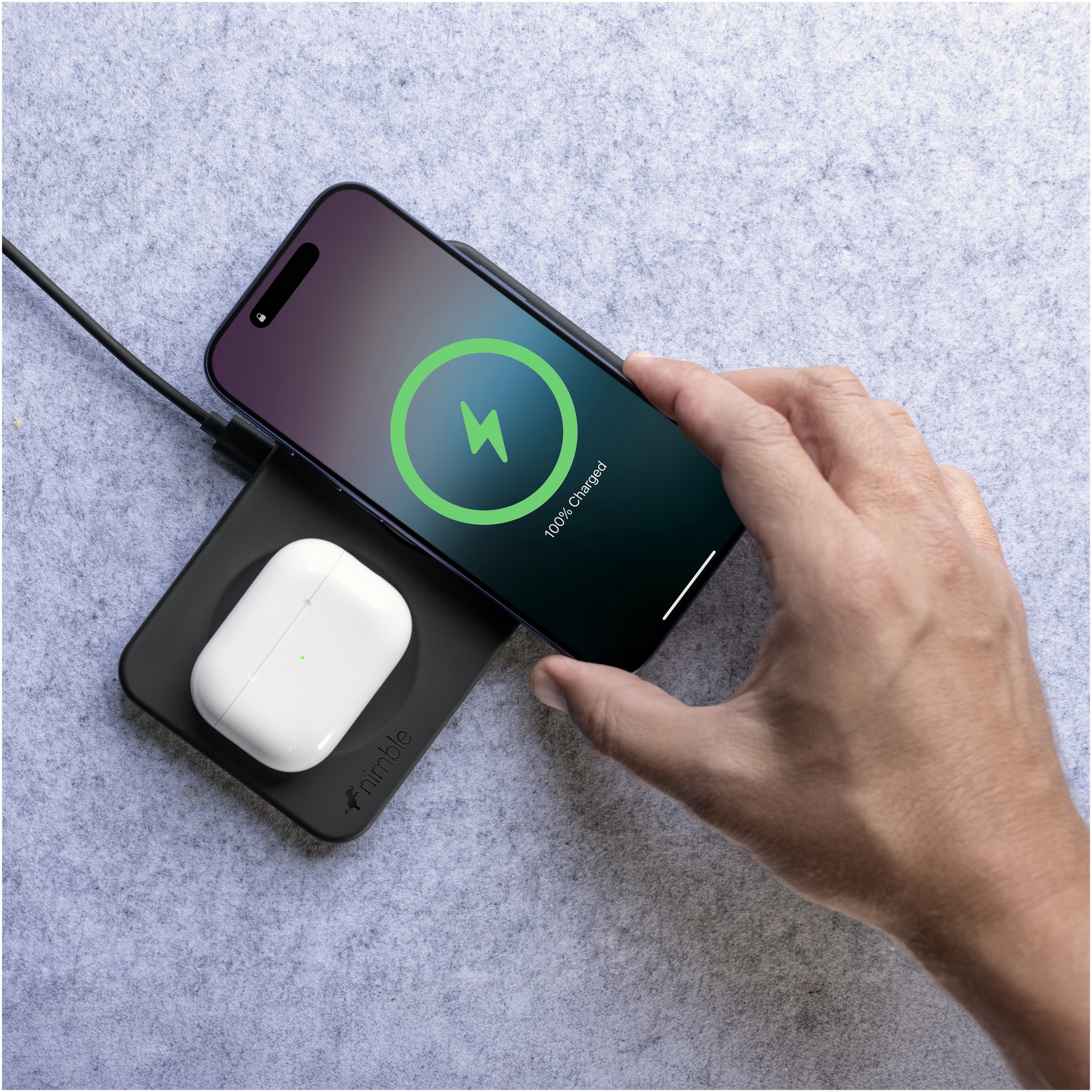 Picture of Nimble Podium 2-in-1 Wireless Charging Stand