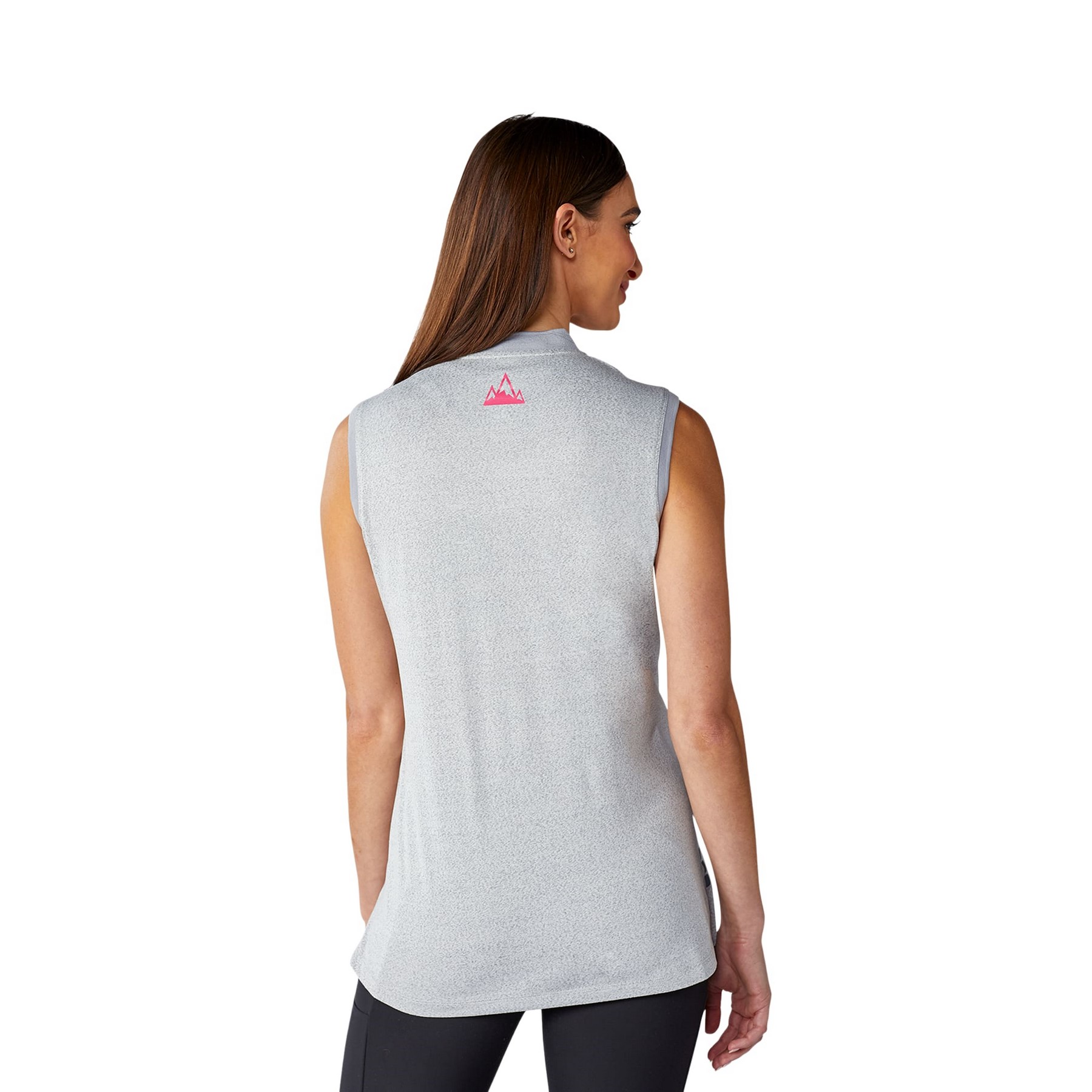 Picture of Women's KINPORT Sleeveless Zip Up Stand Collar Performance Polo