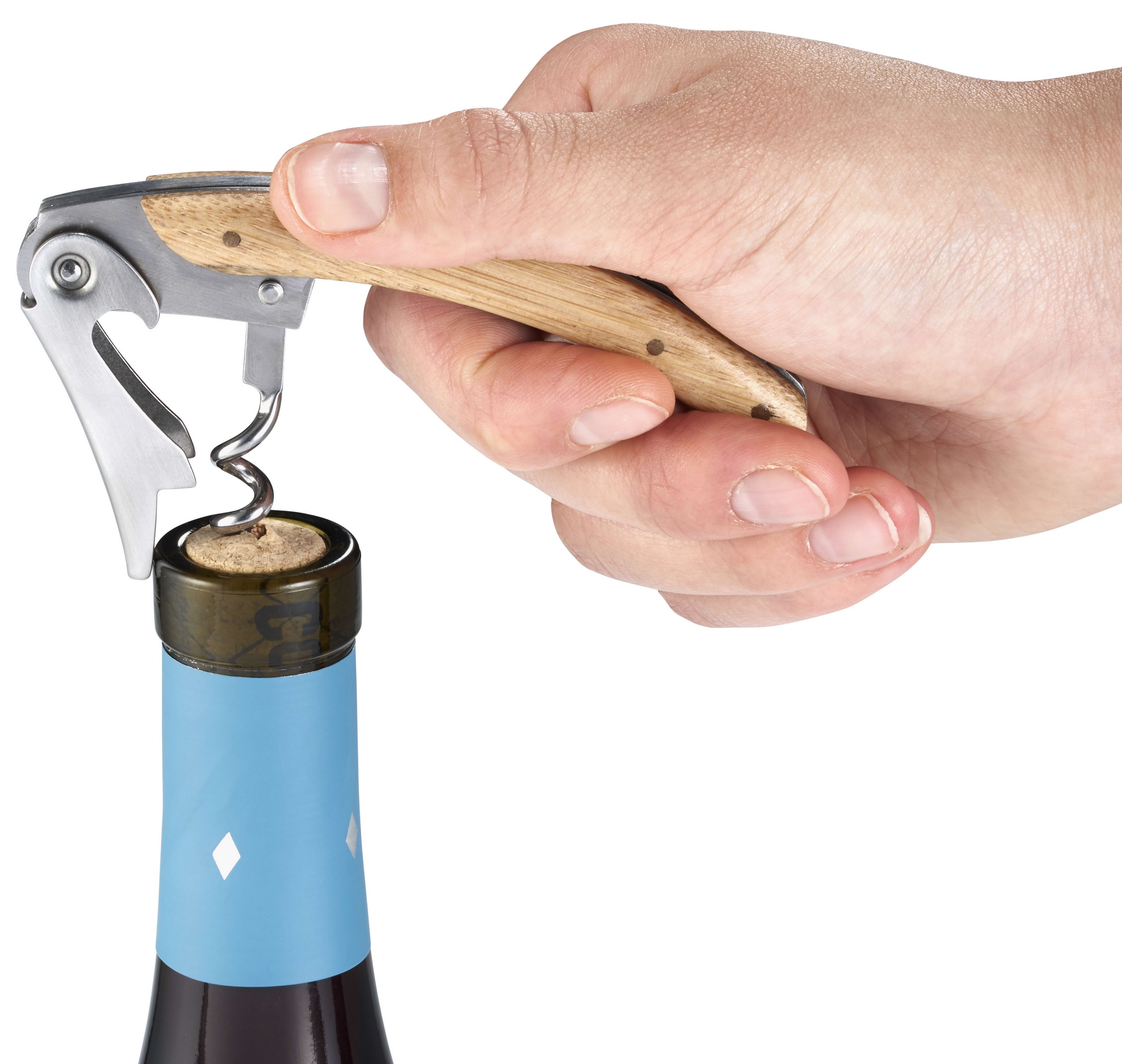 Picture of 4 Piece Bamboo Wine Gift Set