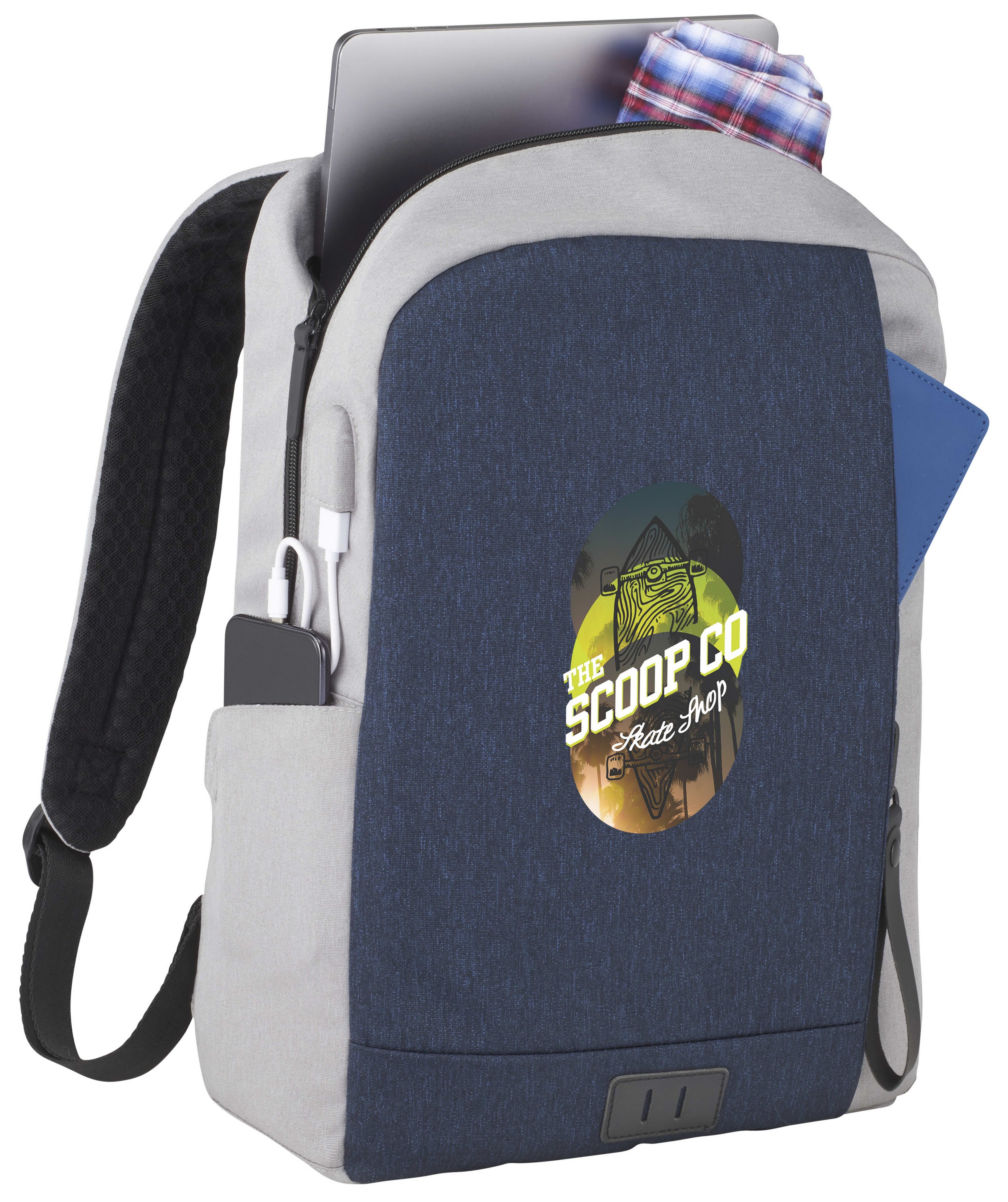 Picture of NBN Whitby Slim 15'' Computer Backpack w/ USB Port