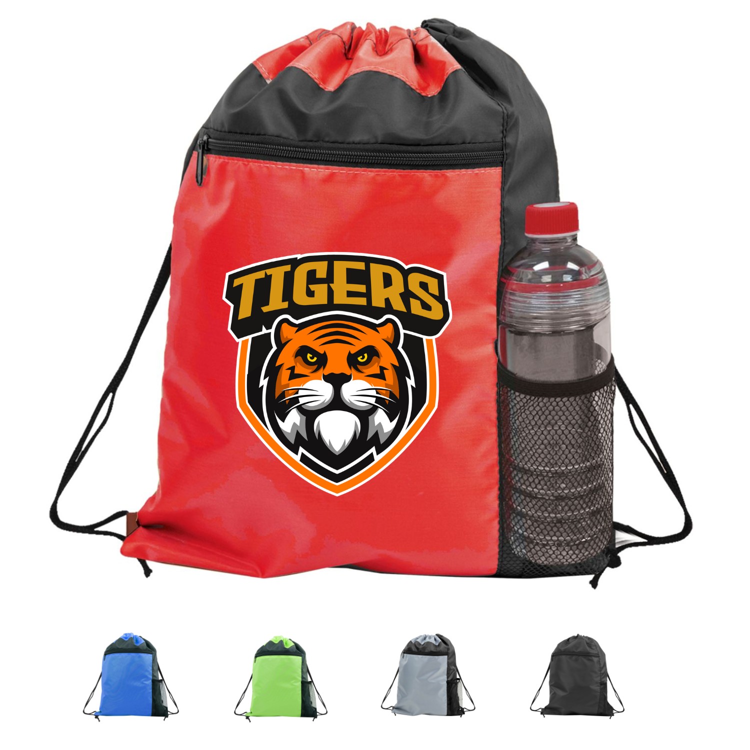 Picture of Color Block Drawstring Backpack