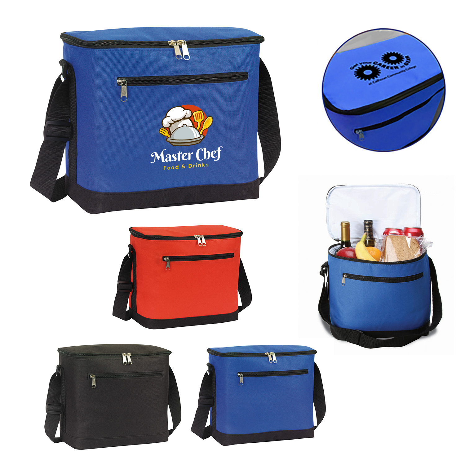 Picture of Large Vertical 12 to 16 Can Cooler Bag