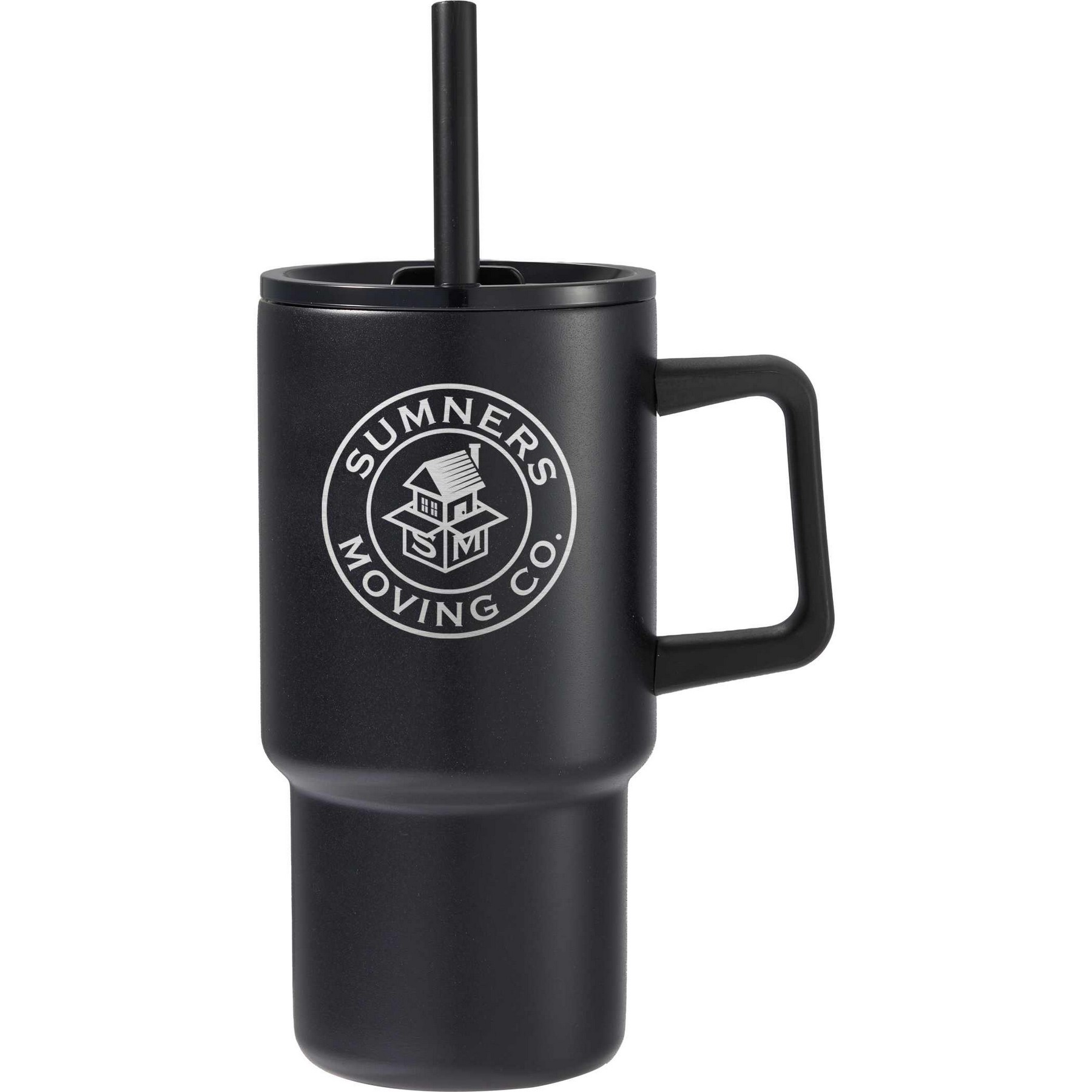 Picture of Summit 18oz Recycled Vacuum Insulated Mug w/ Straw
