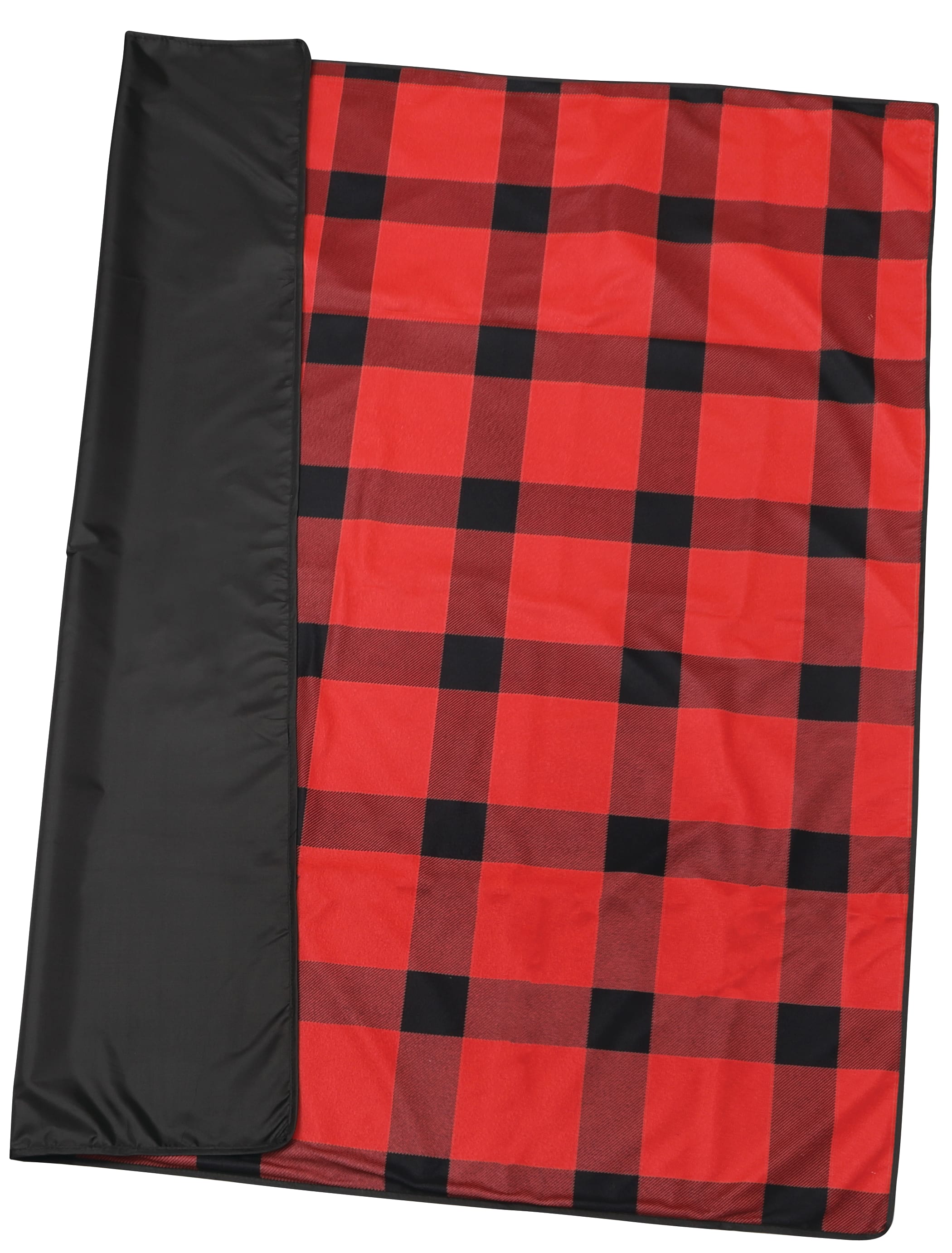 Picture of Buffalo Plaid Fleece Picnic Blanket