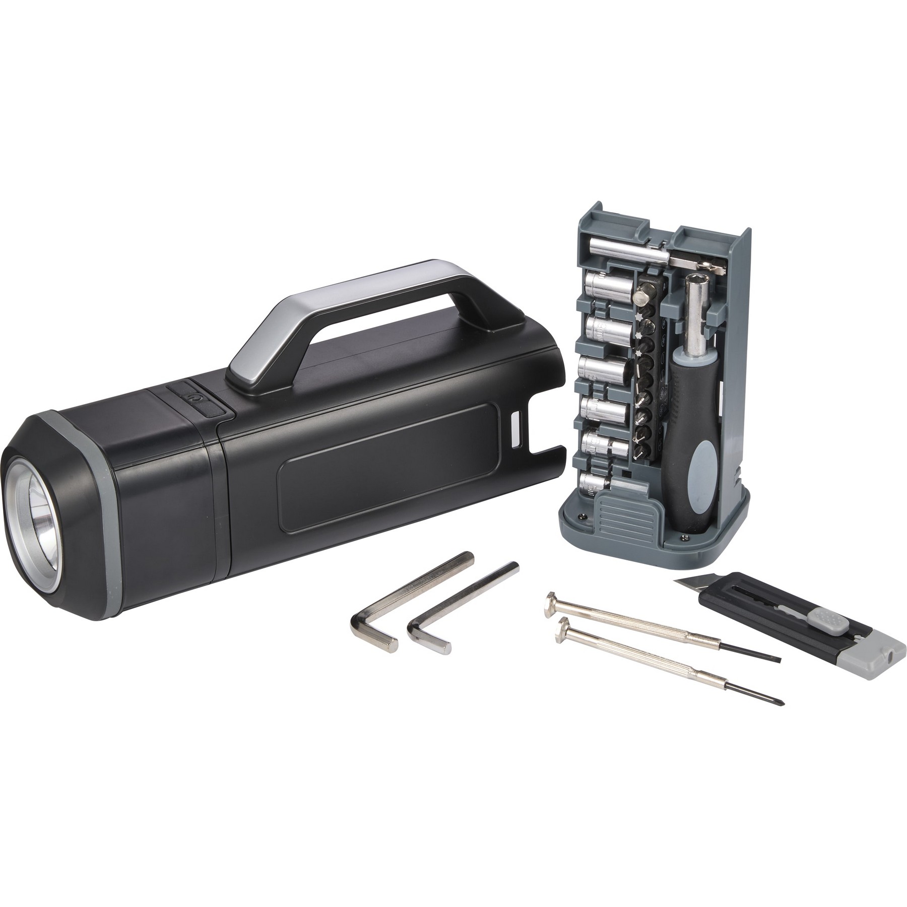 Picture of Tool Set With Rechargeable LED Flashlight